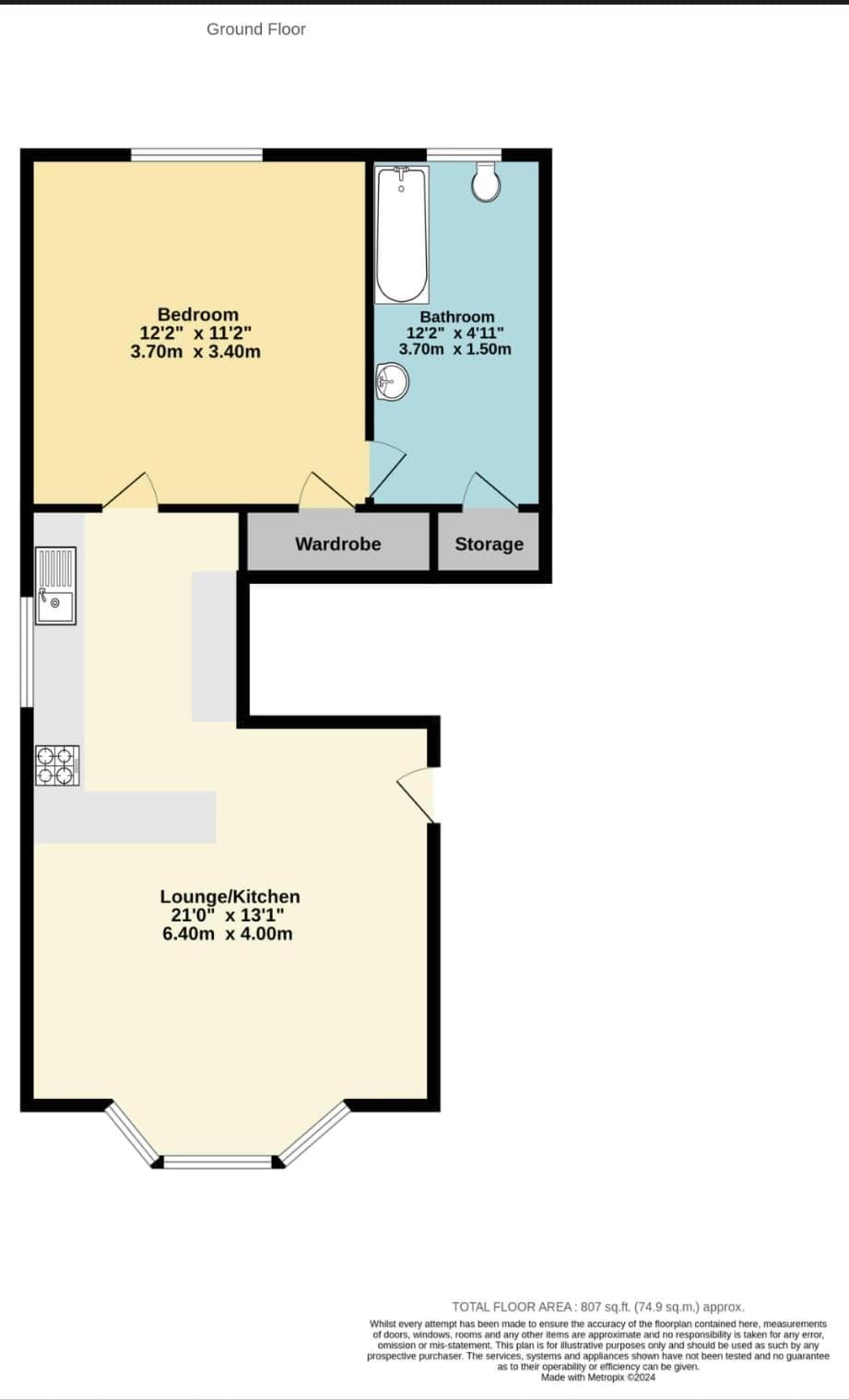 147 North Road, Bristol floorplan