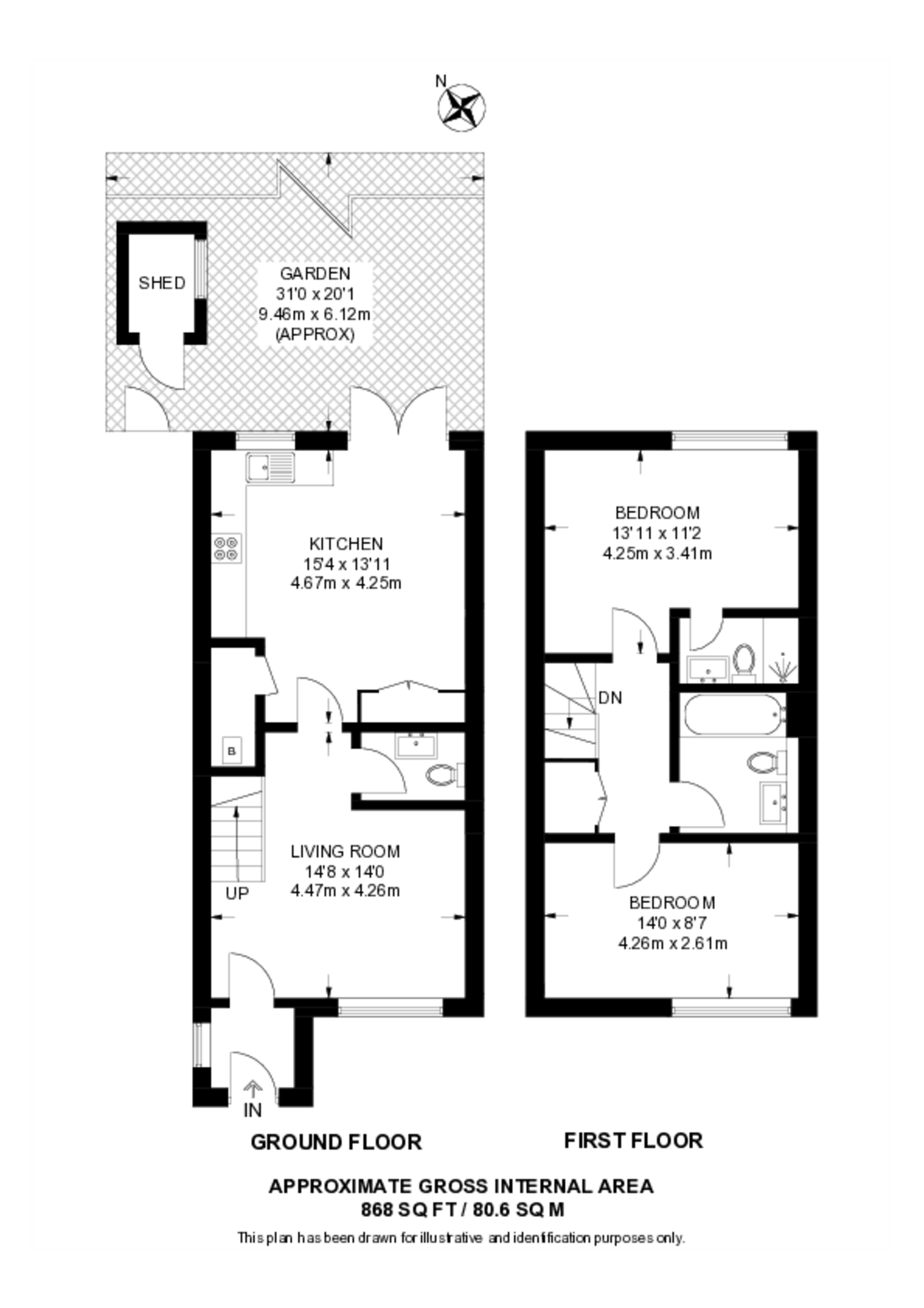 Finchley Central, Finchley floorplan