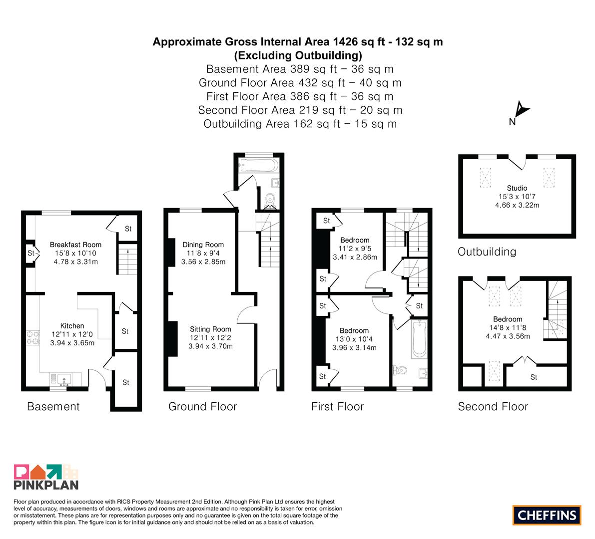 18, Clarendon Street, Cambridge floorplan