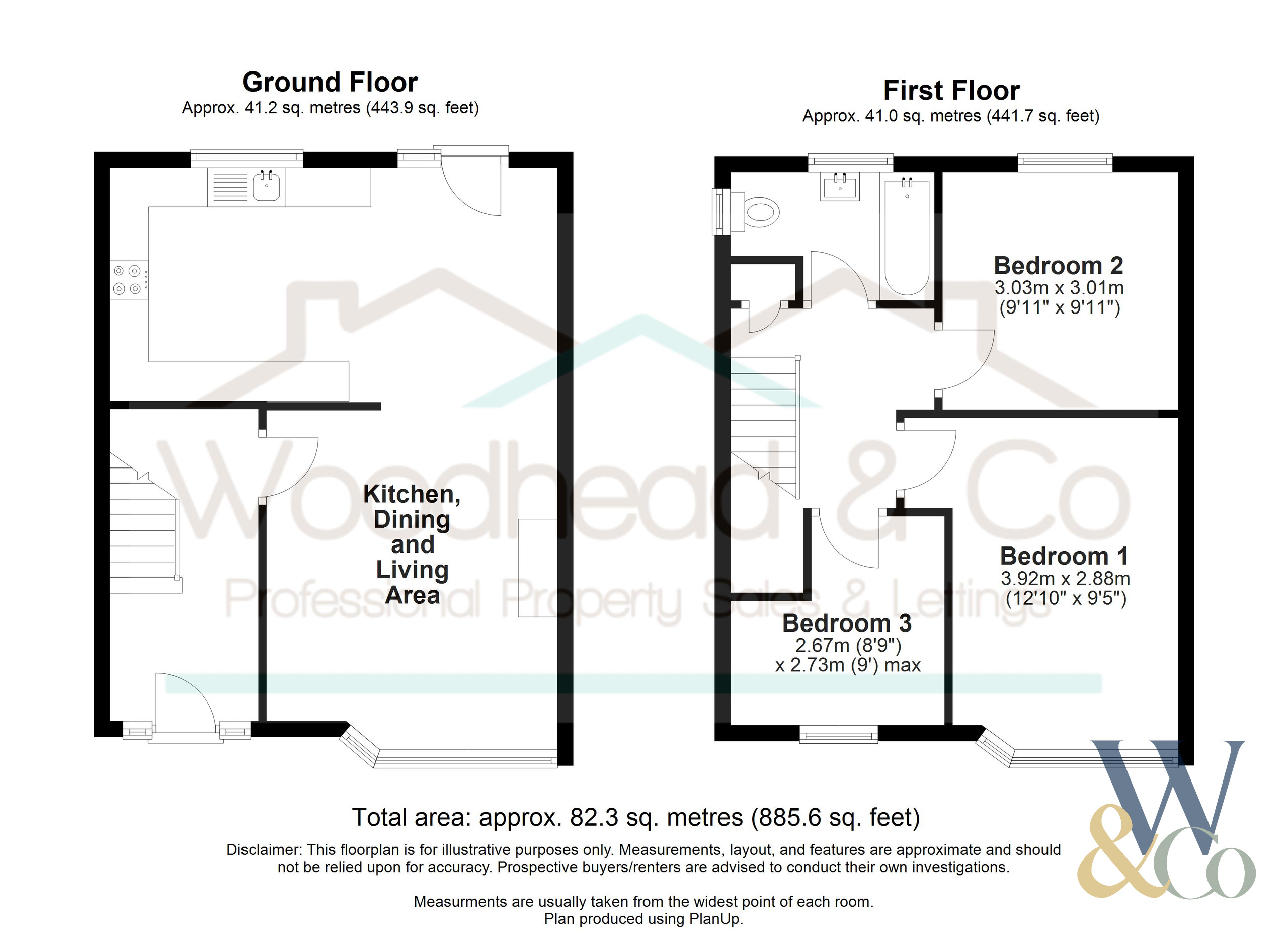 13 Western Way, Wellingborough floorplan