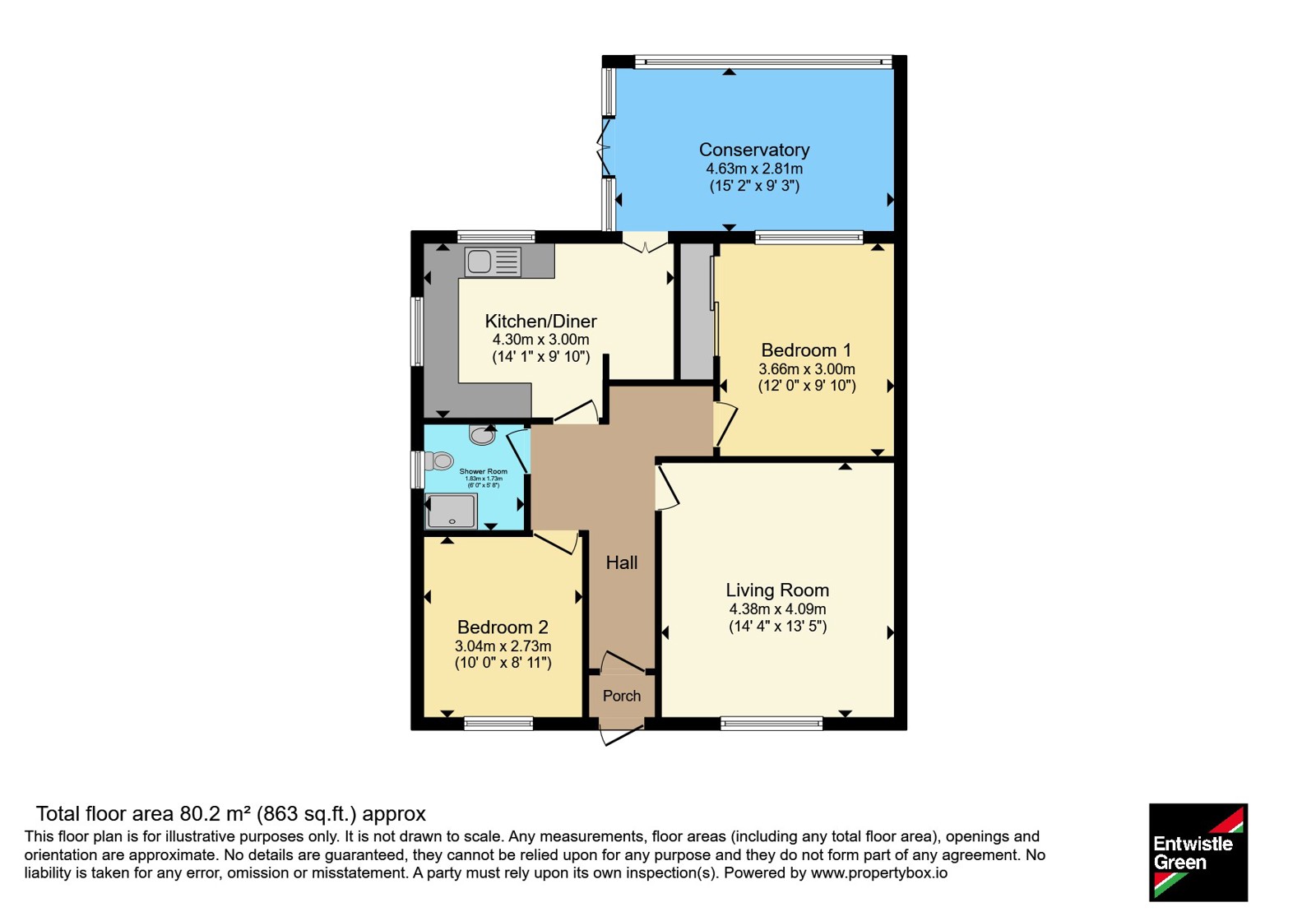 52, Cranfield Road, Merseyside floorplan