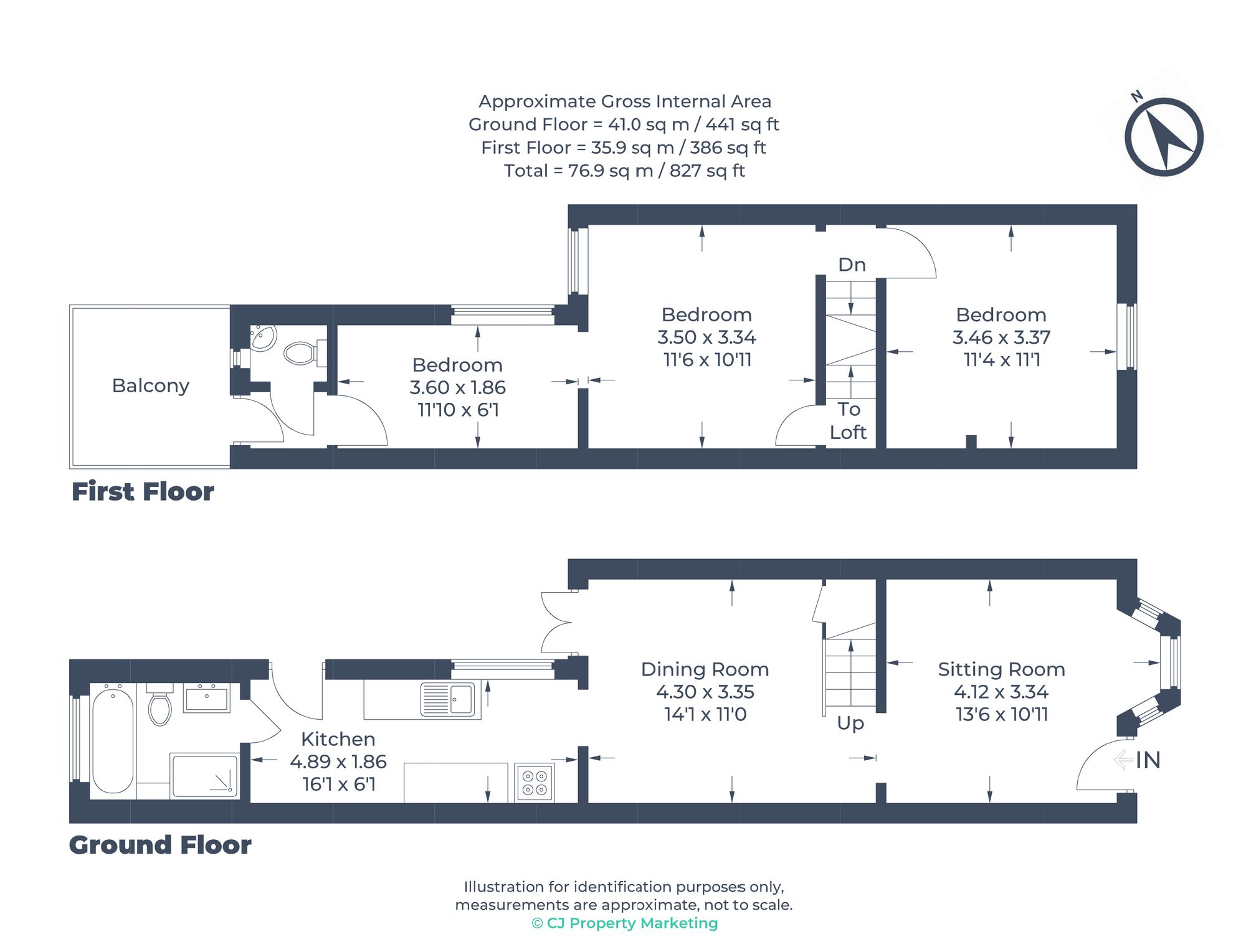 40 Neal Street, Watford floorplan