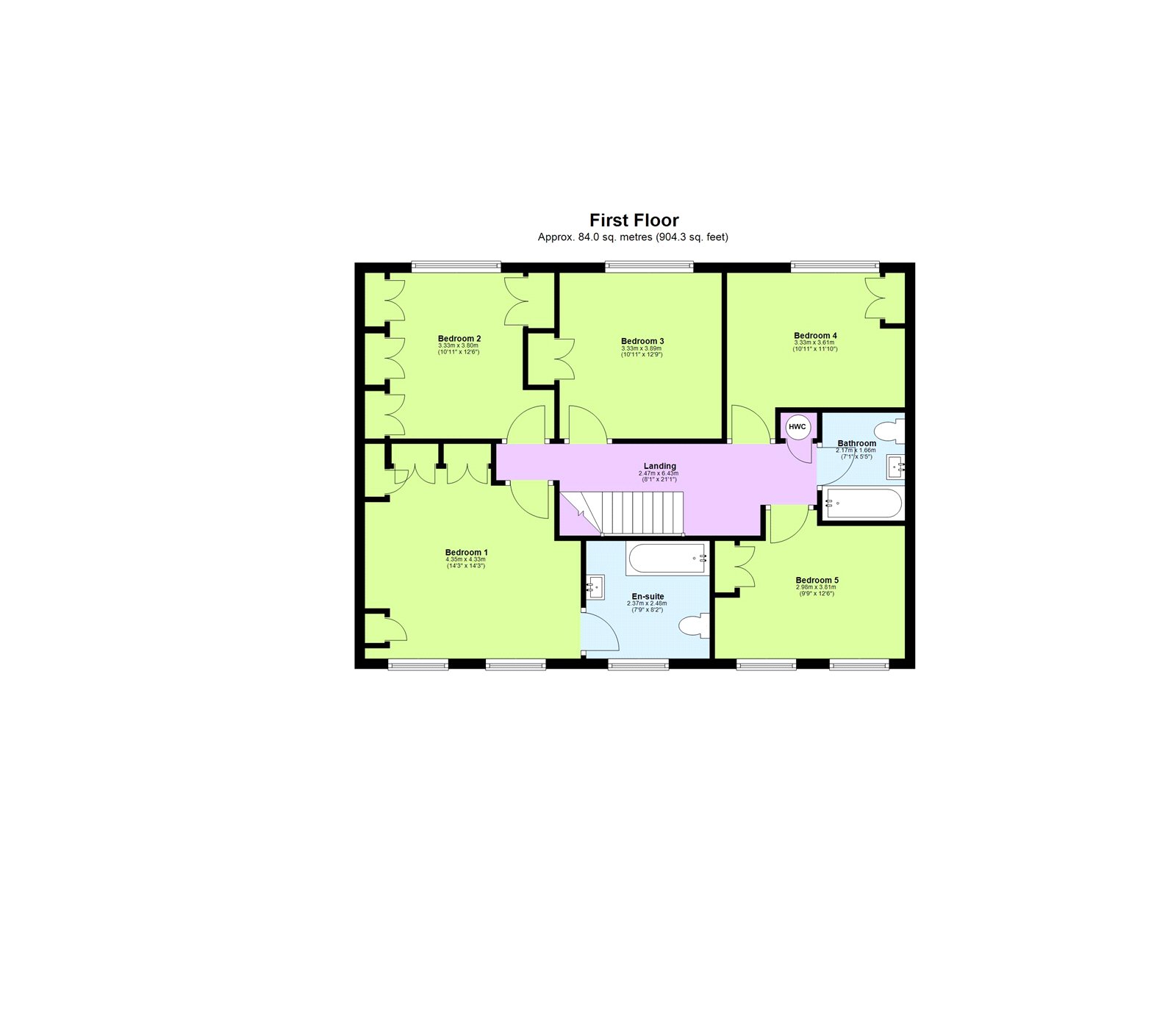 14, Hunters Park, Hertfordshire floorplan