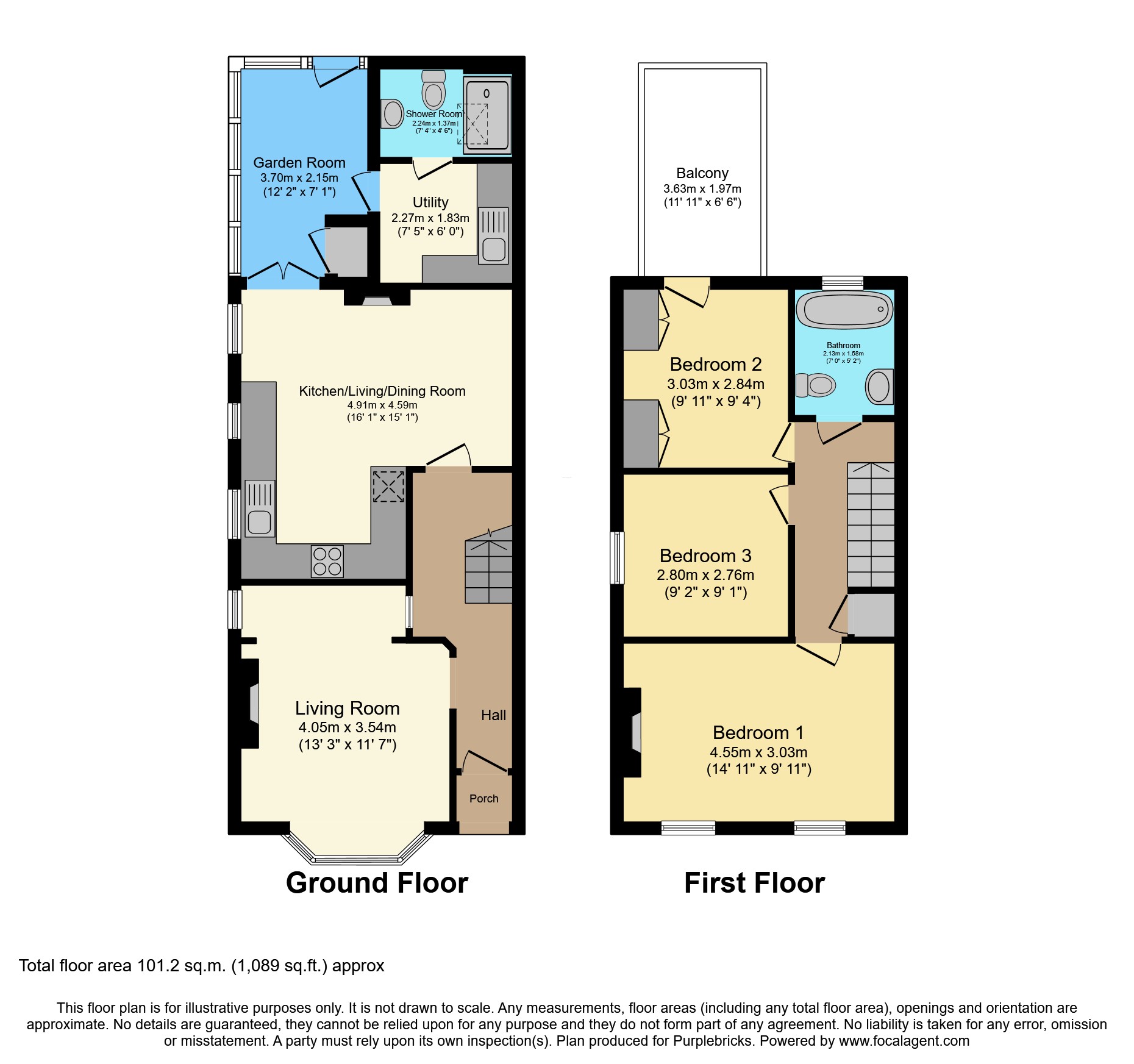 79, Spring Road, Kempston, Bedford floorplan