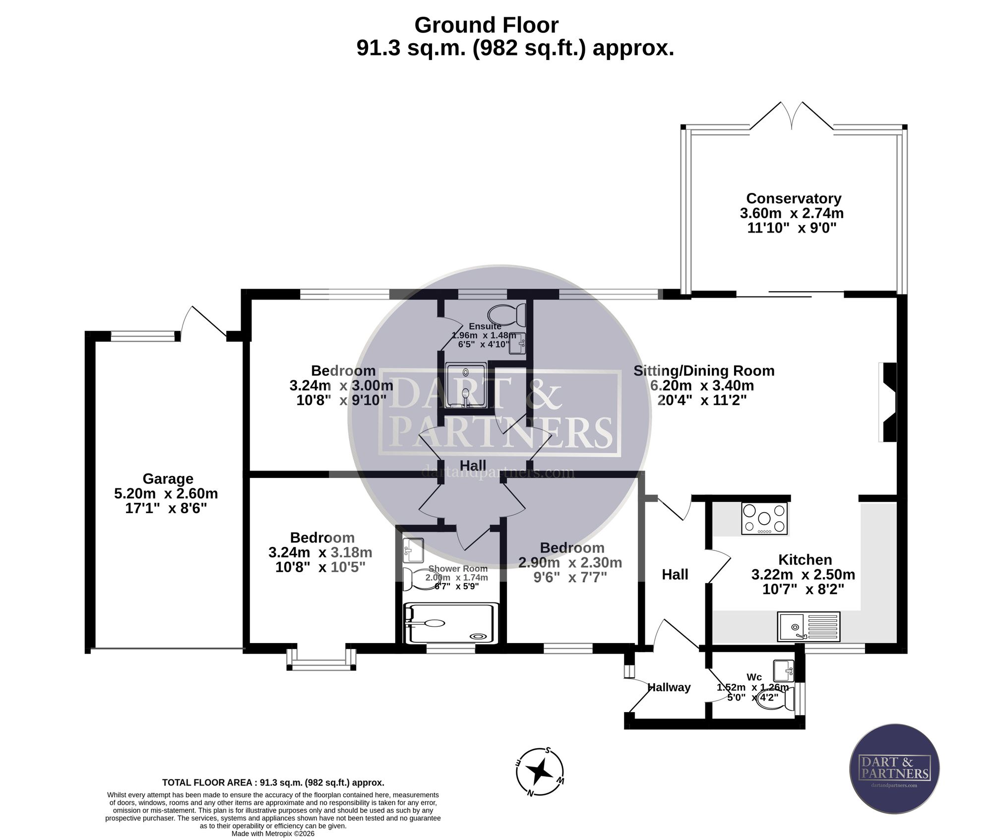3 St. Johns Close, Teignmouth floorplan