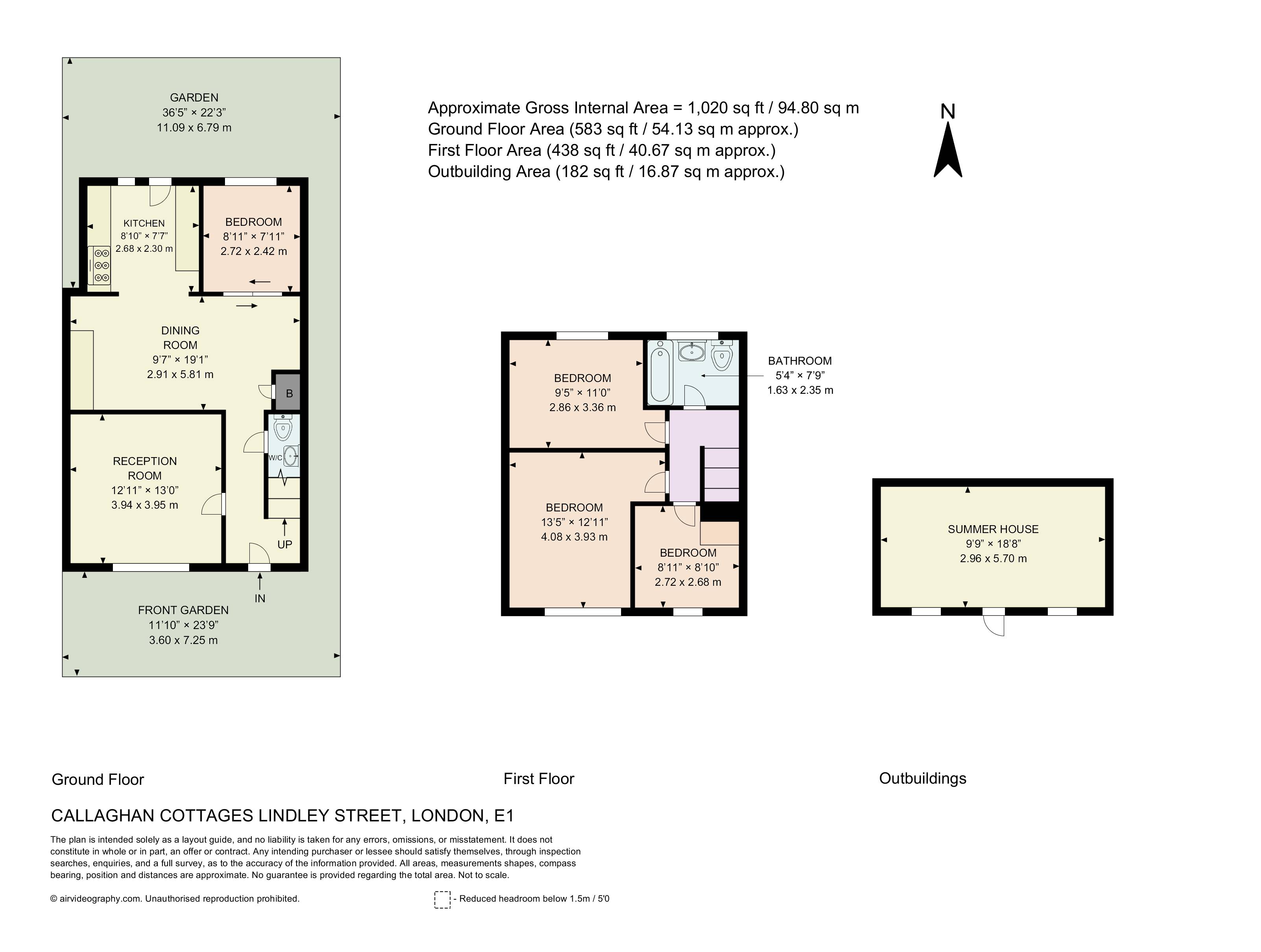 25 Callaghan Cottages, Lindley Street, London floorplan