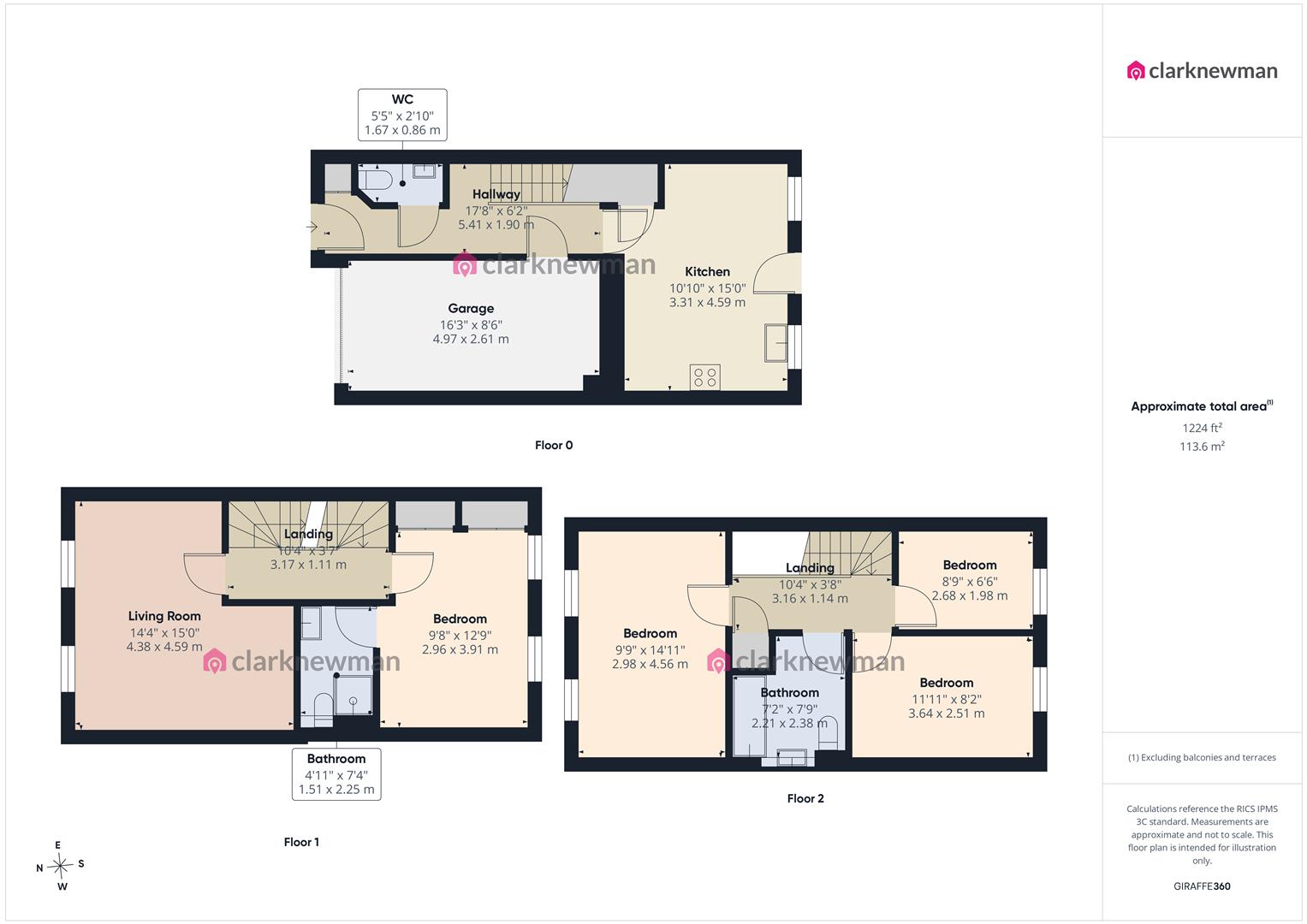 276, Malkin Drive, Harlow floorplan