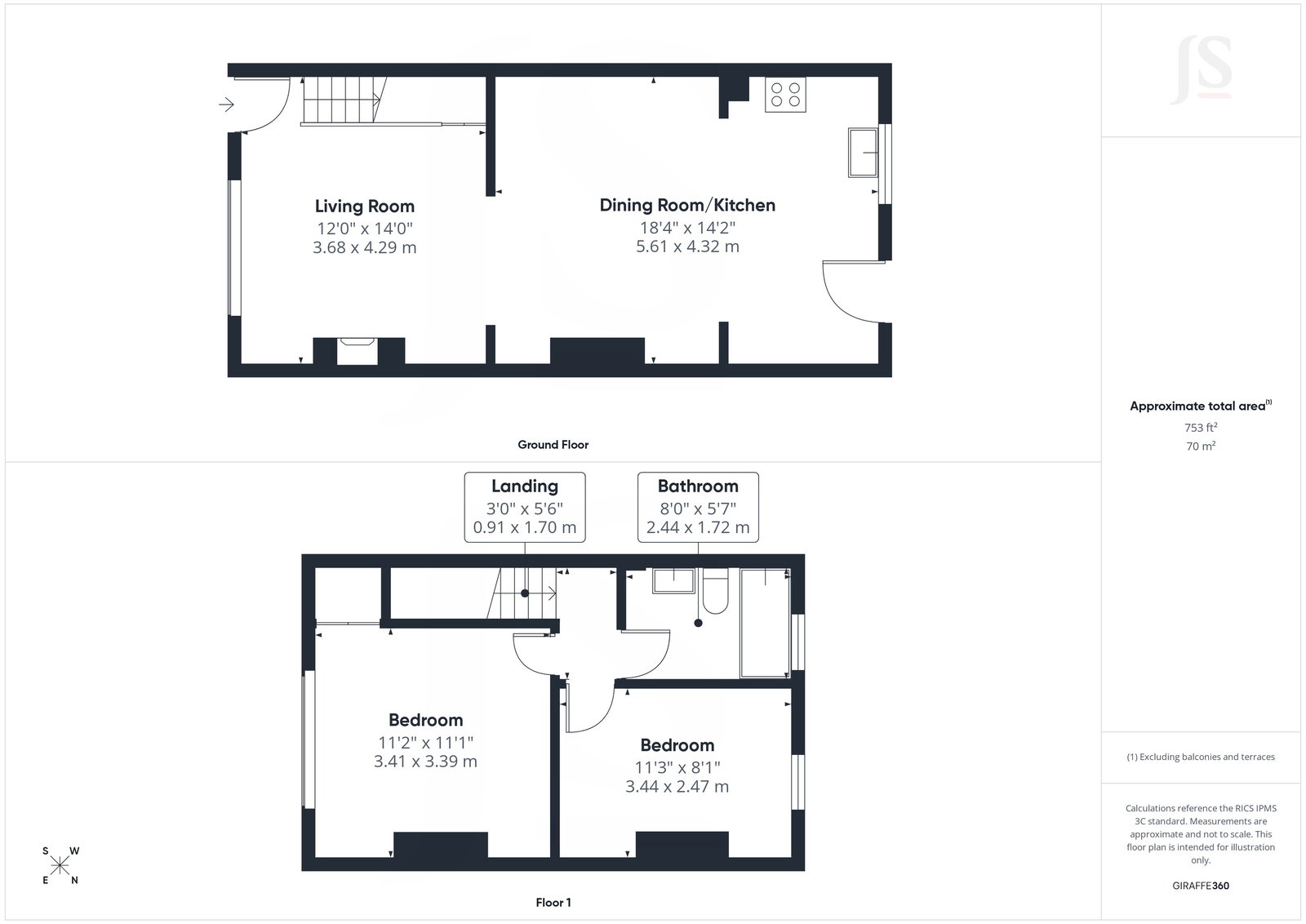 38, Bolsover Road, Hove floorplan
