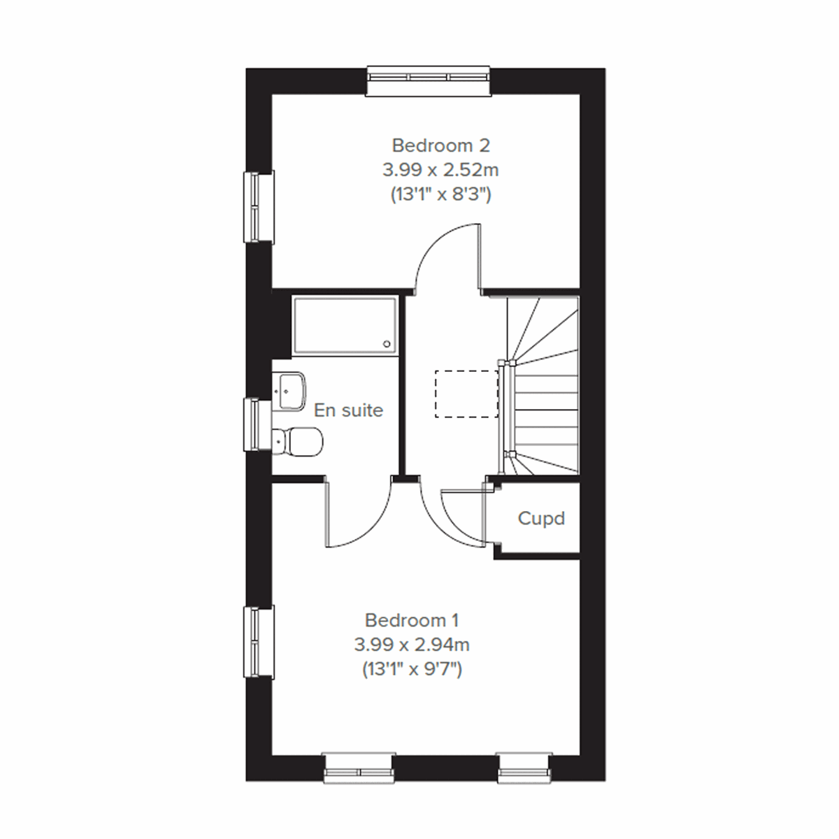 Plot 527 Kemeneth,, Hillfort Road, Cornwall floorplan