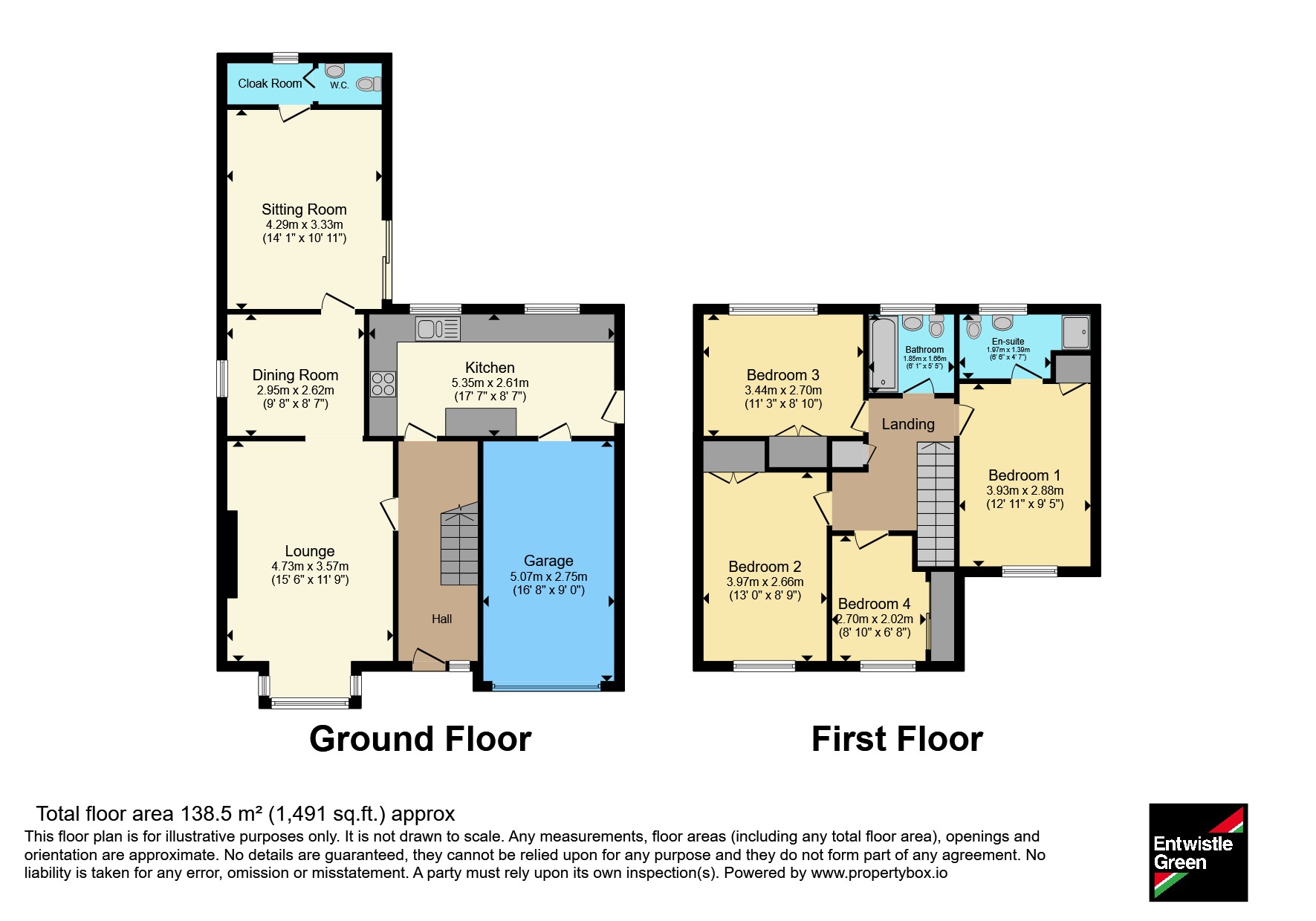 47, Leadale, Preston floorplan