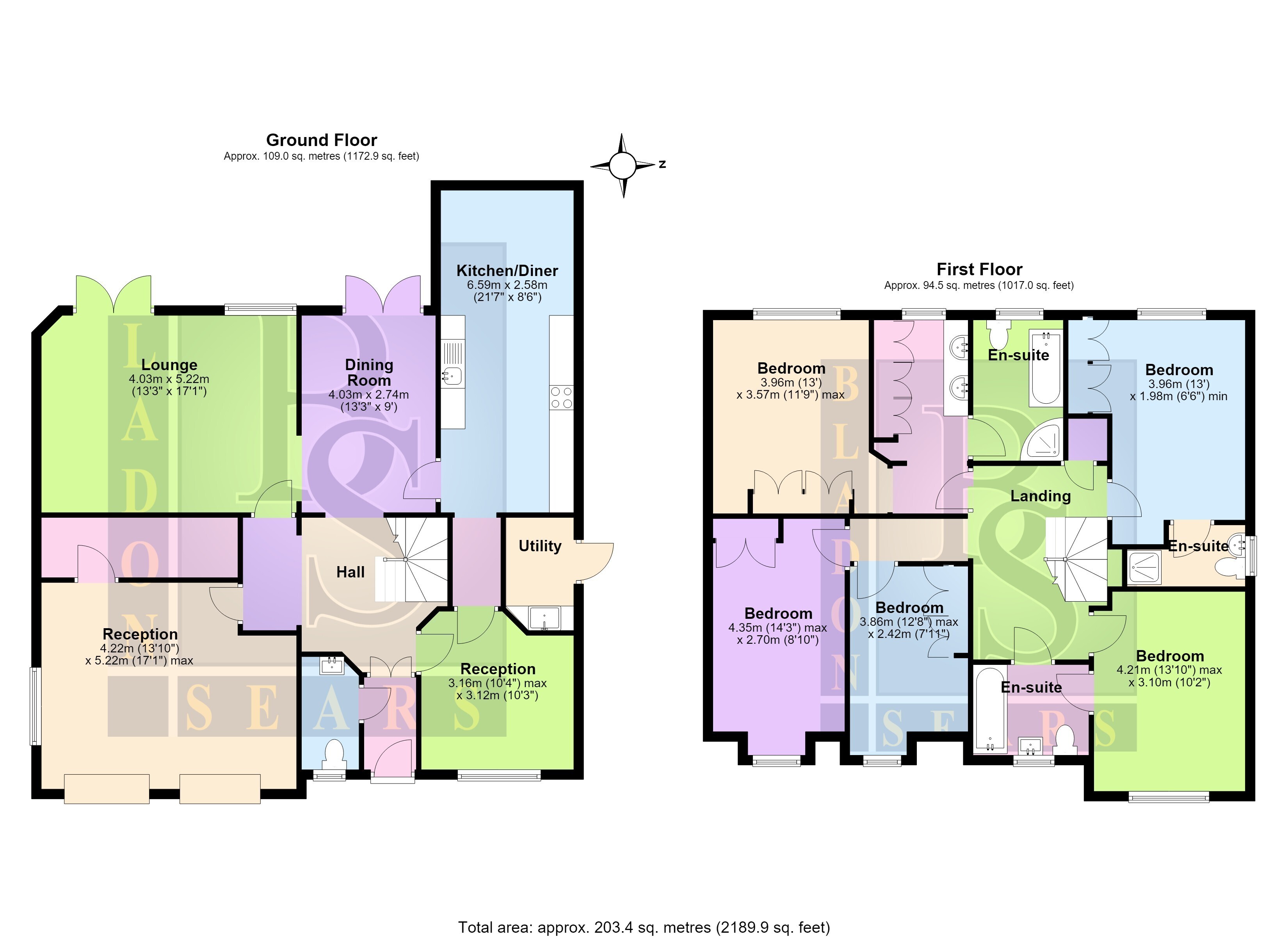 53, Priory Field Drive, Edgware floorplan