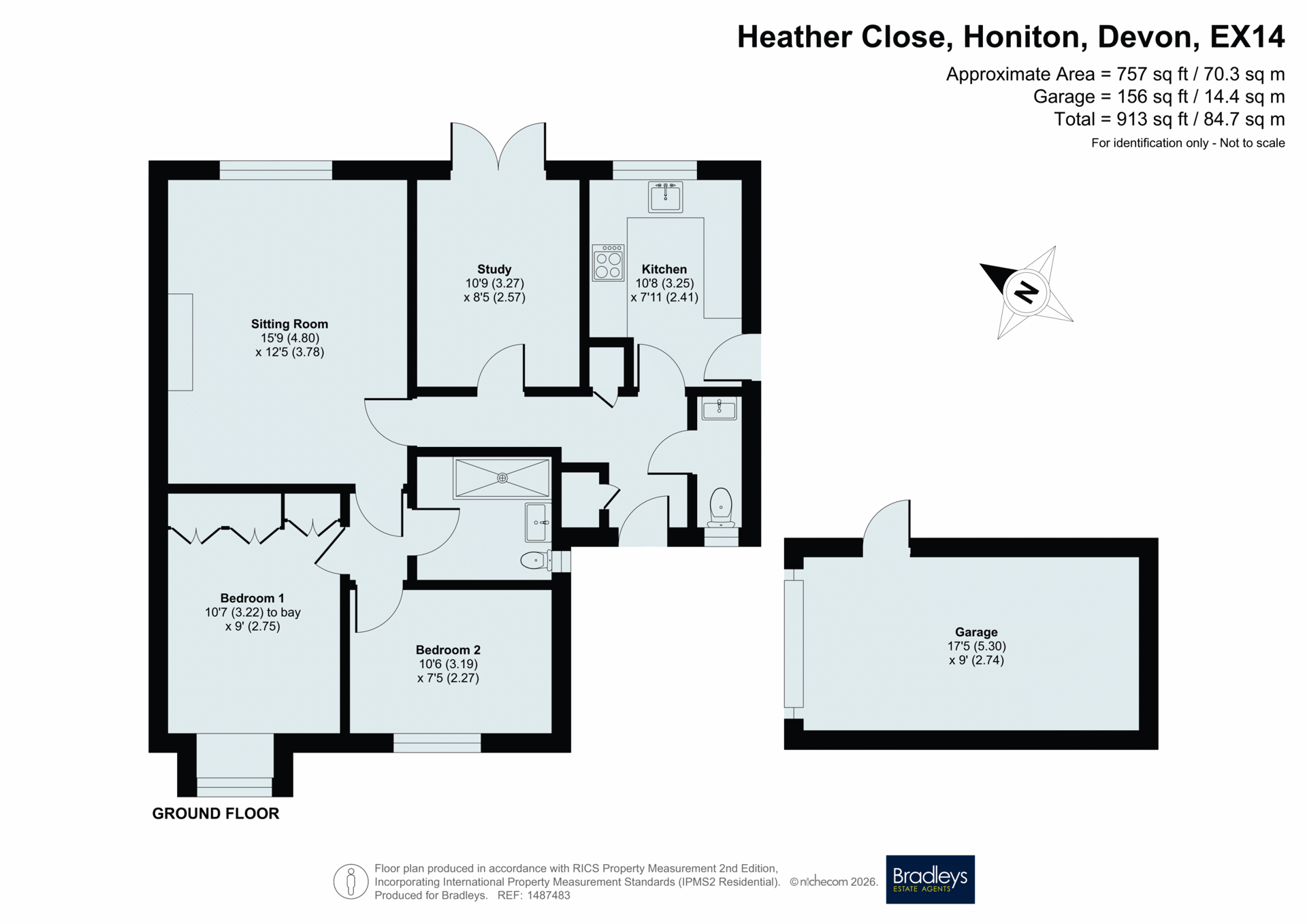 1, Heather Close, Devon floorplan