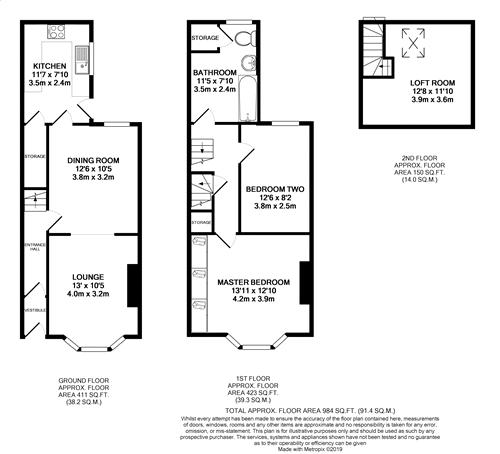 2 Bedrooms Terraced house for sale in Myndon Street, Lancaster LA1