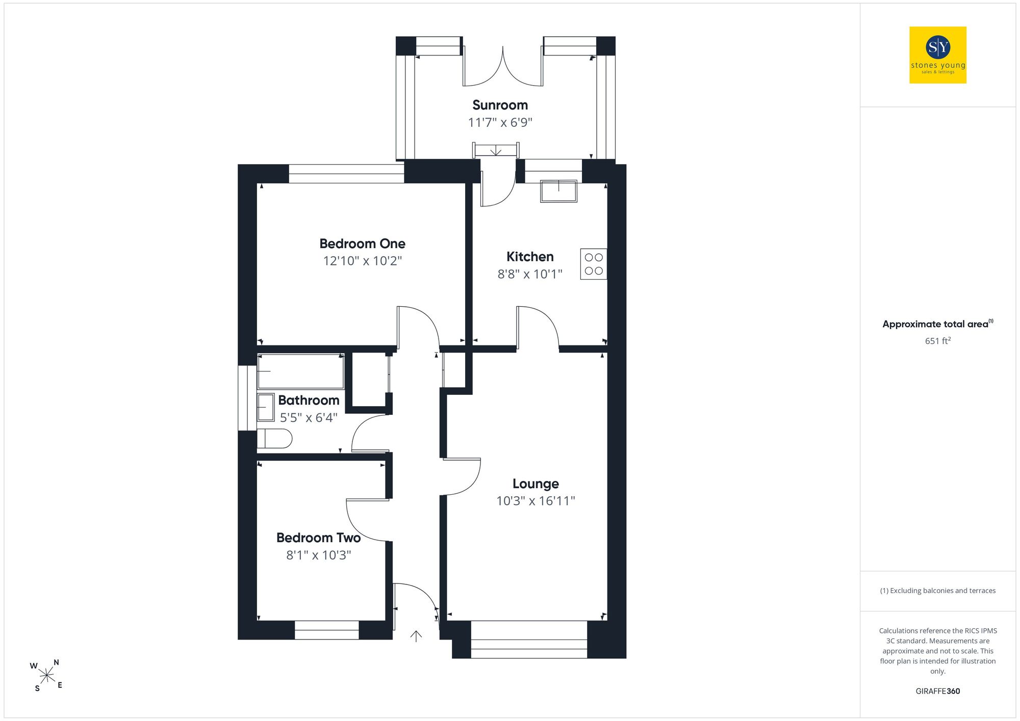 1 Highbank, Blackburn floorplan