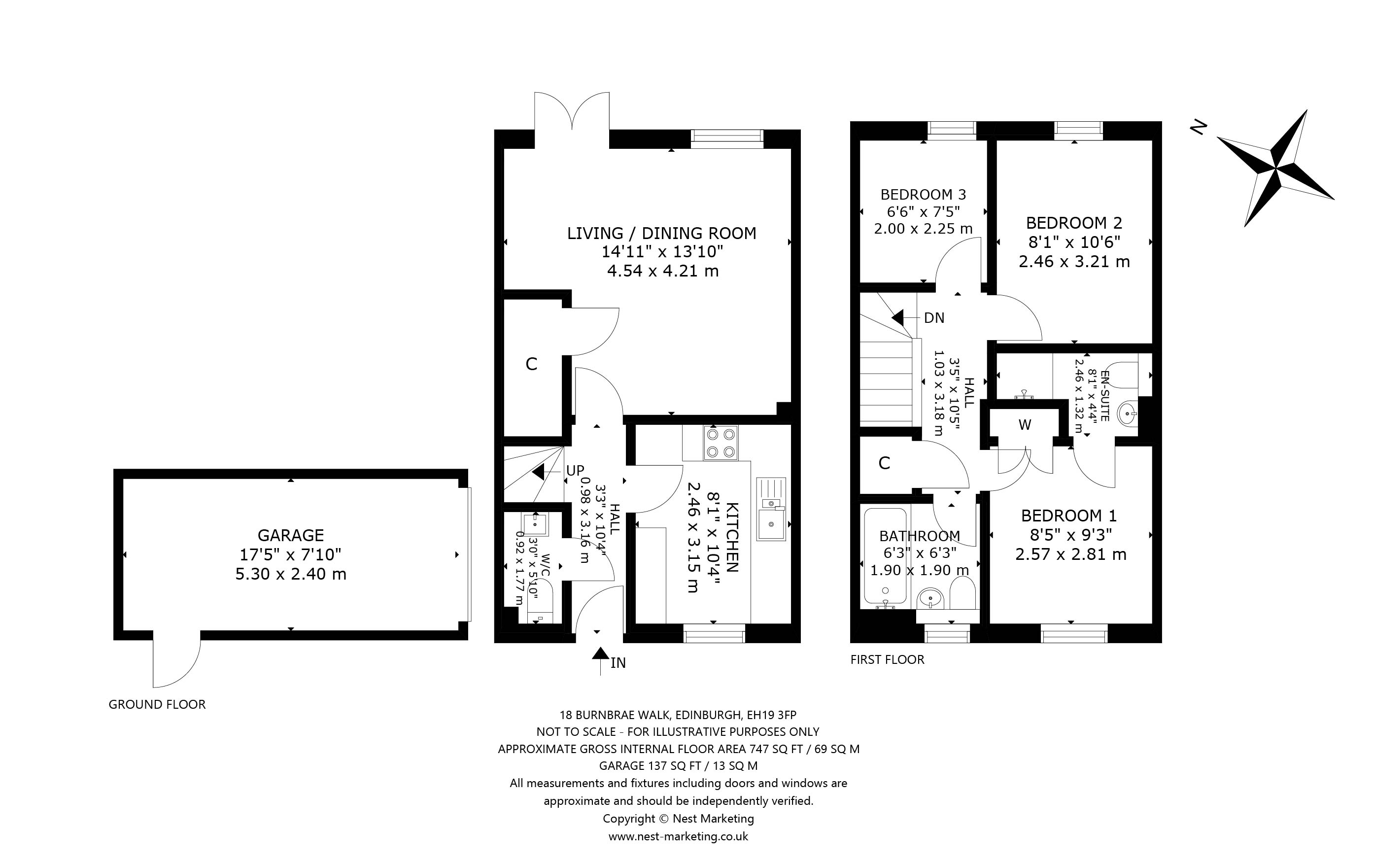 18, Burnbrae Walk, Bonnyrigg floorplan