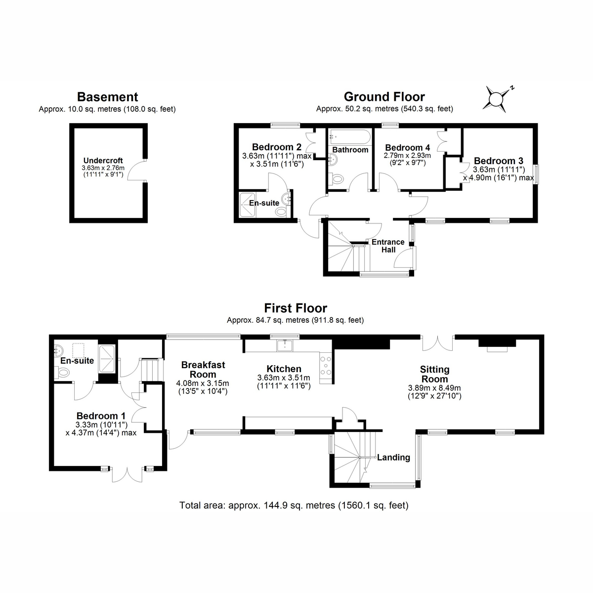 Briars Field, Lower Street, Dartmouth floorplan