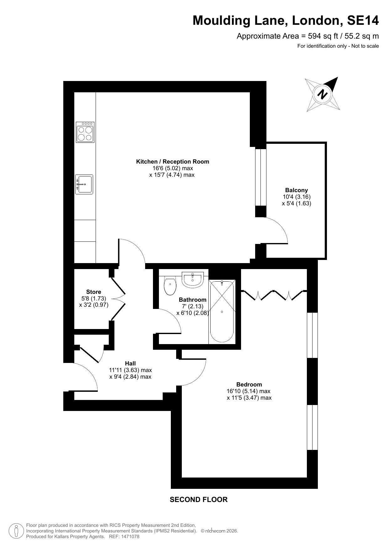 2 Casting House, Moulding Lane, Greater London floorplan