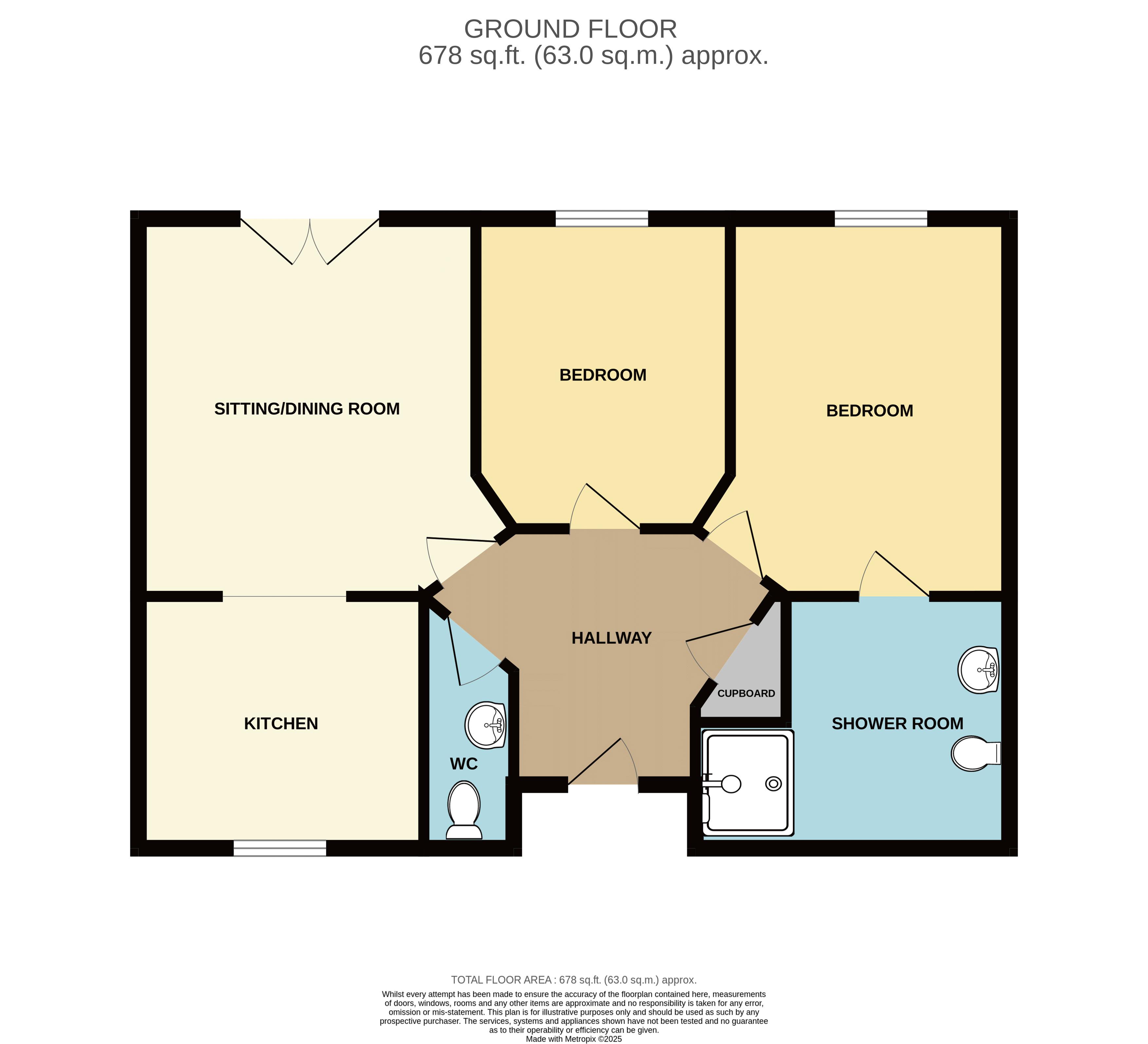 Flat 49, Oxlip House, Airfield Road, Bury St. Edmunds floorplan