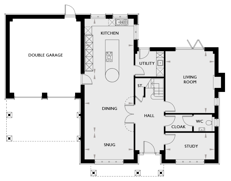 57 Hemlock, Goddard's Green Road, Cranbrook floorplan