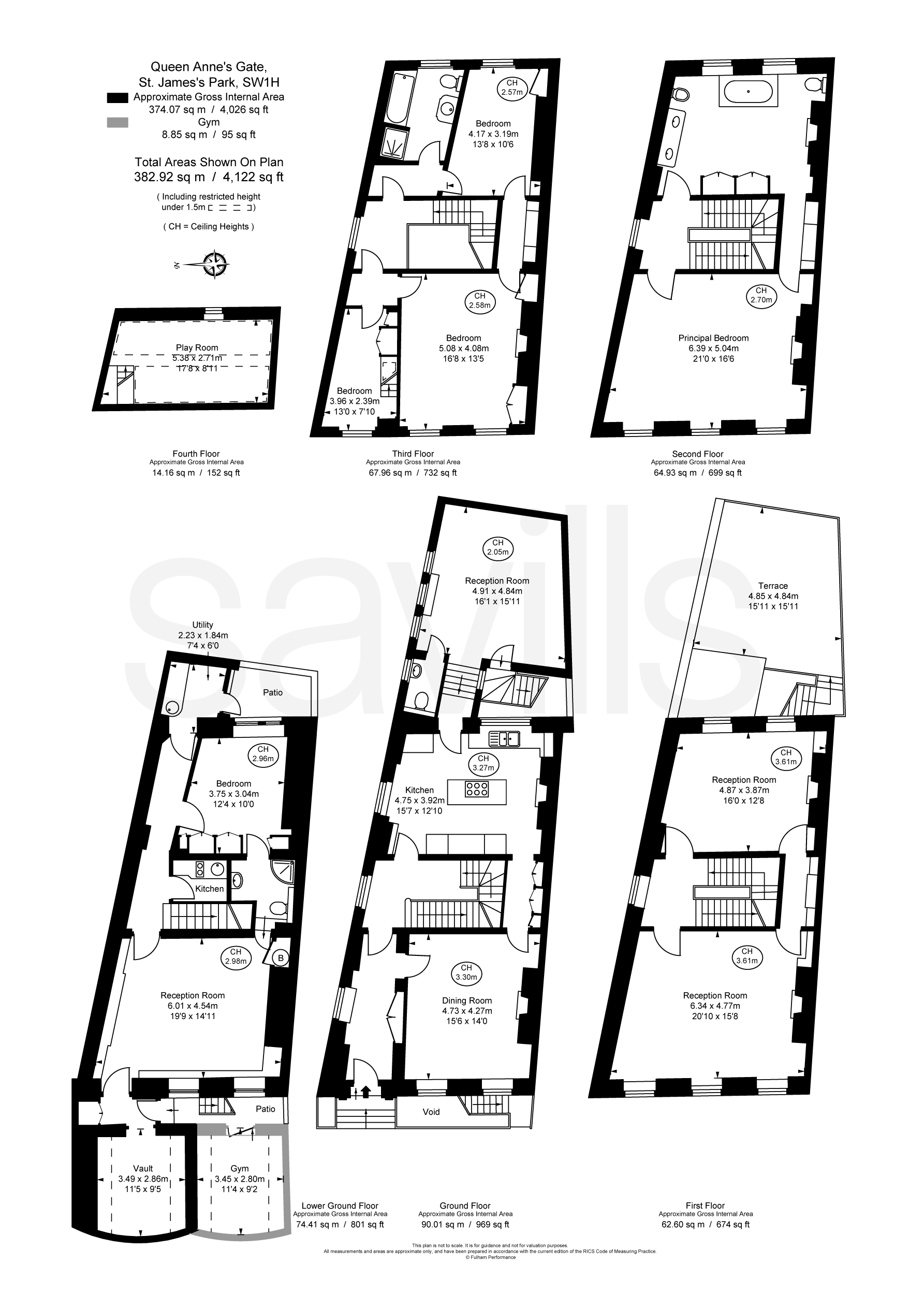 5,, Queen Anne's Gate, London floorplan