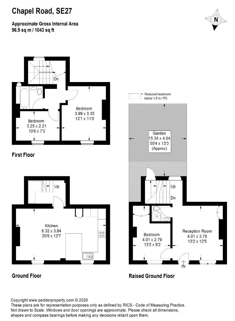 24, Chapel Road, London floorplan