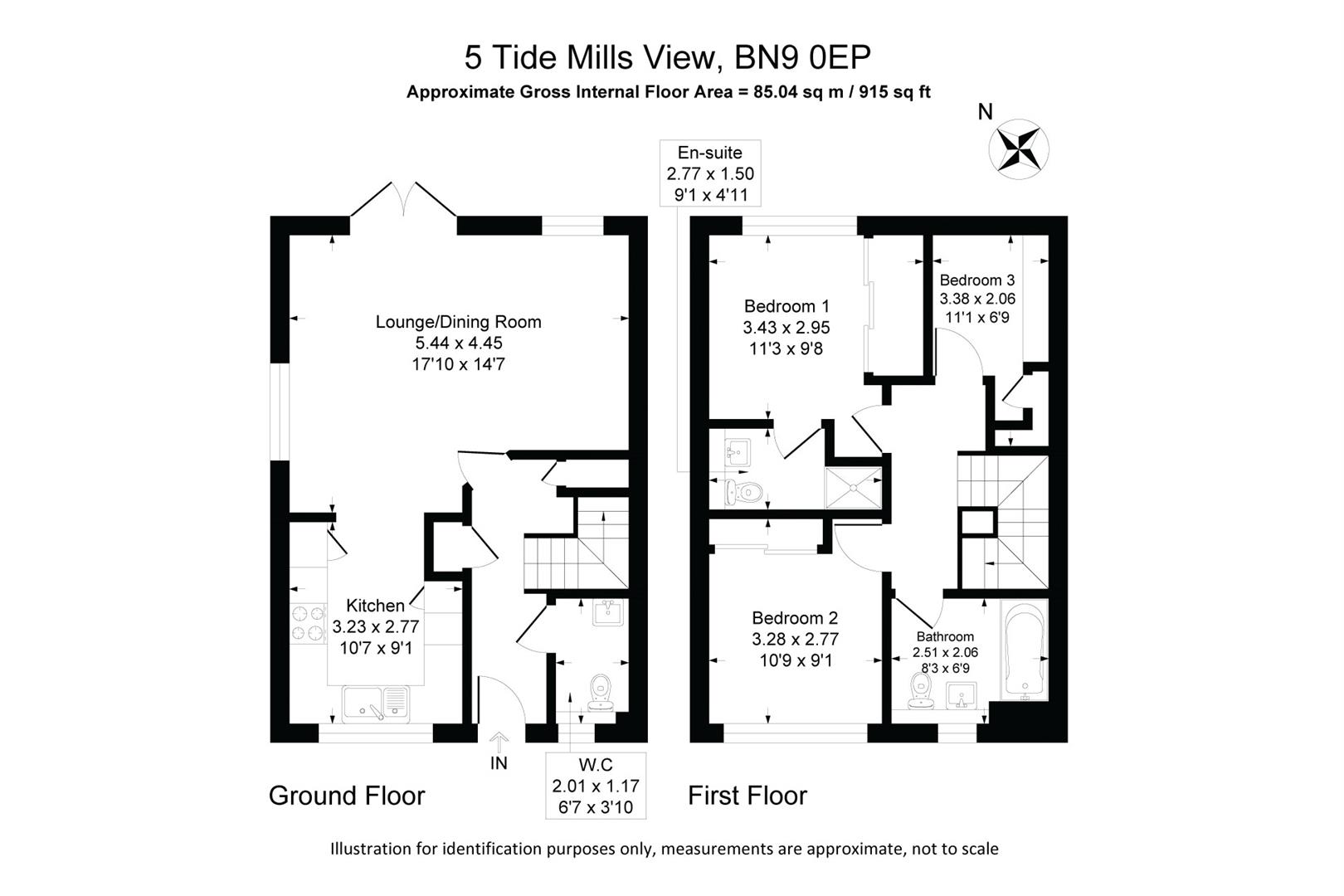 5, Tide Mills View, Newhaven floorplan
