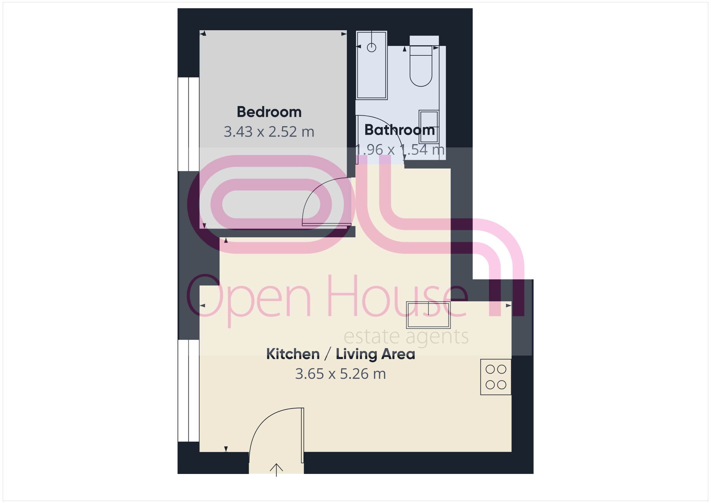 Flat 4 6-8 Hammerton Street, Burnley floorplan
