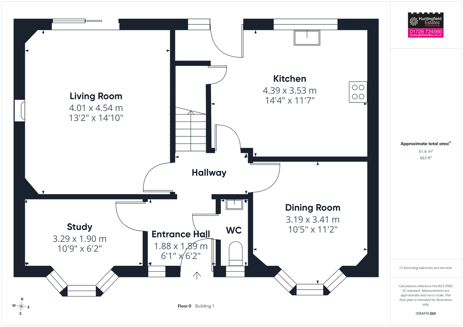 25, Fulchers Field, Woodbridge floorplan