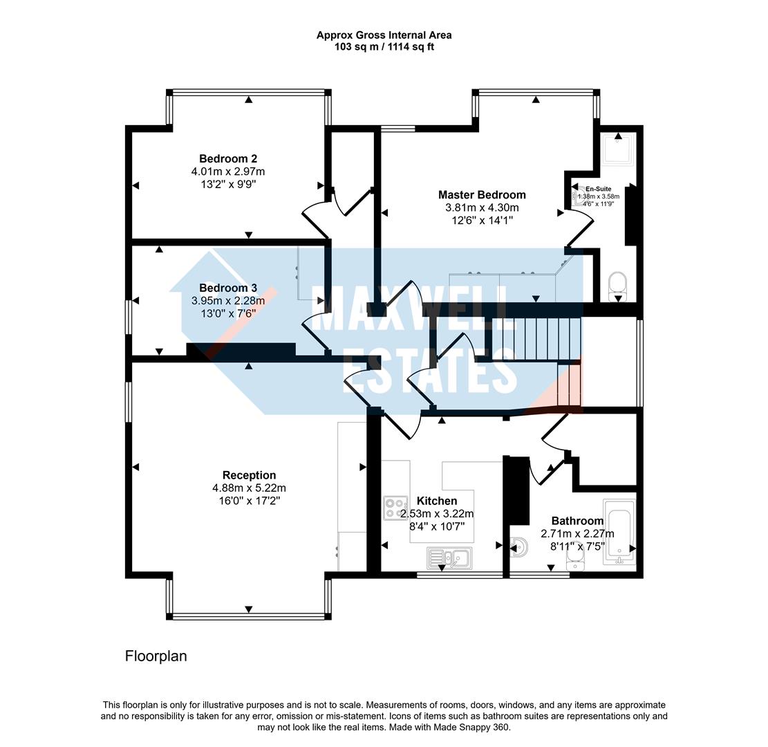Flat 2, Canterton, Royston Grove, Hatch End floorplan