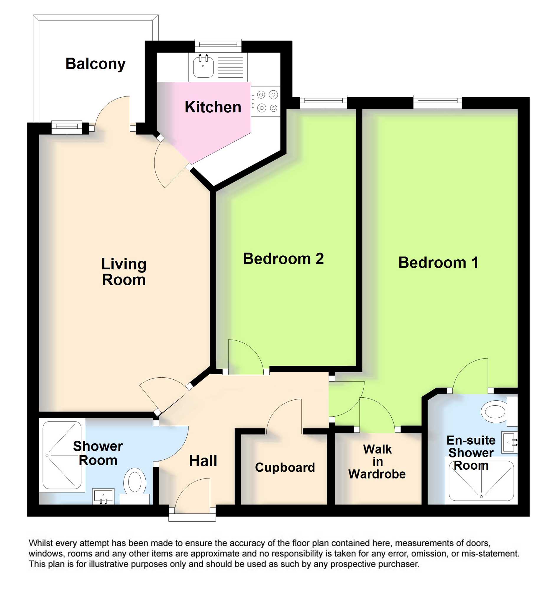 2 Bedrooms Flat for sale in Triton House, 4 Heene Road, Worthing, West Sussex BN11