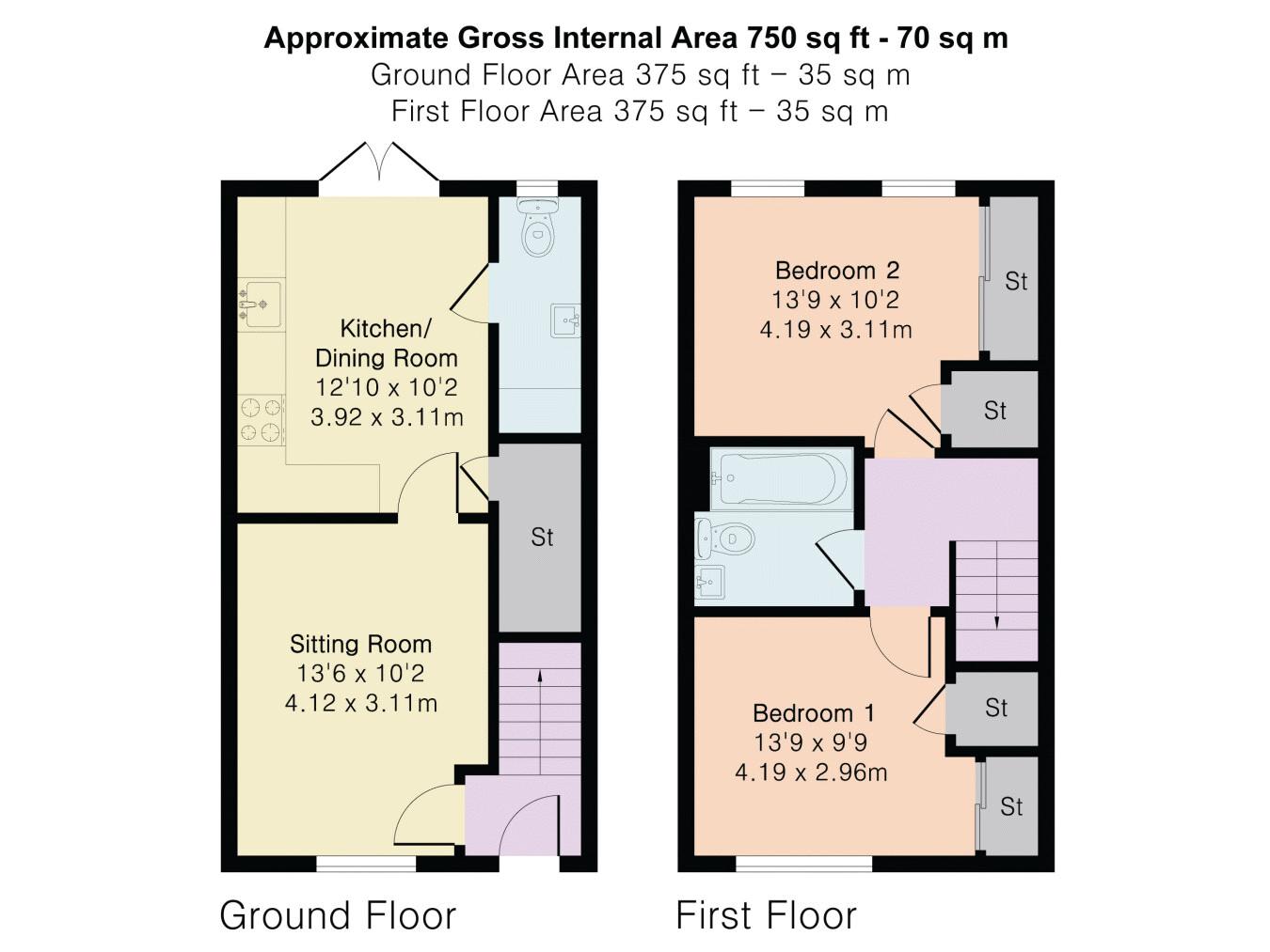 22, Bridge View, Plymouth floorplan