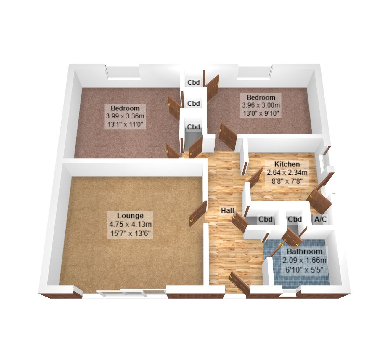 77, Lewis Drive, Caerphilly floorplan