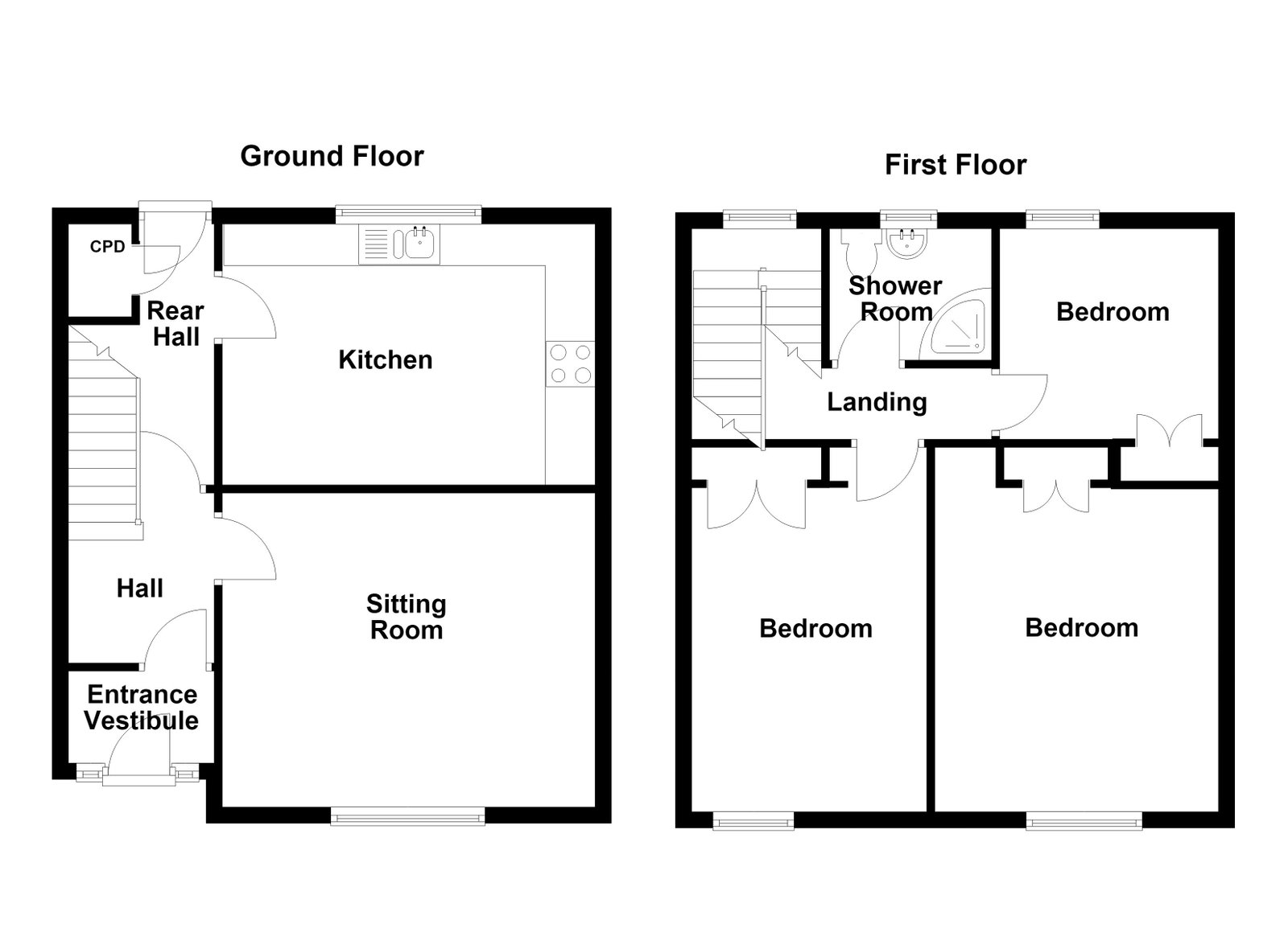 21, Manse Crescent, Tain floorplan