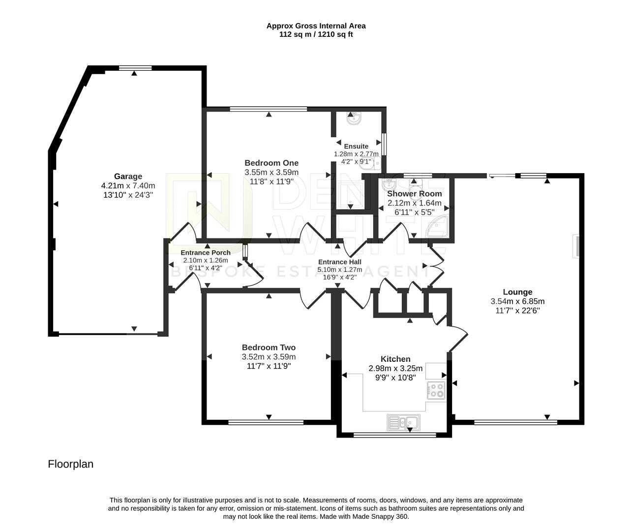 22, Cauldon Close, Staffordshire floorplan