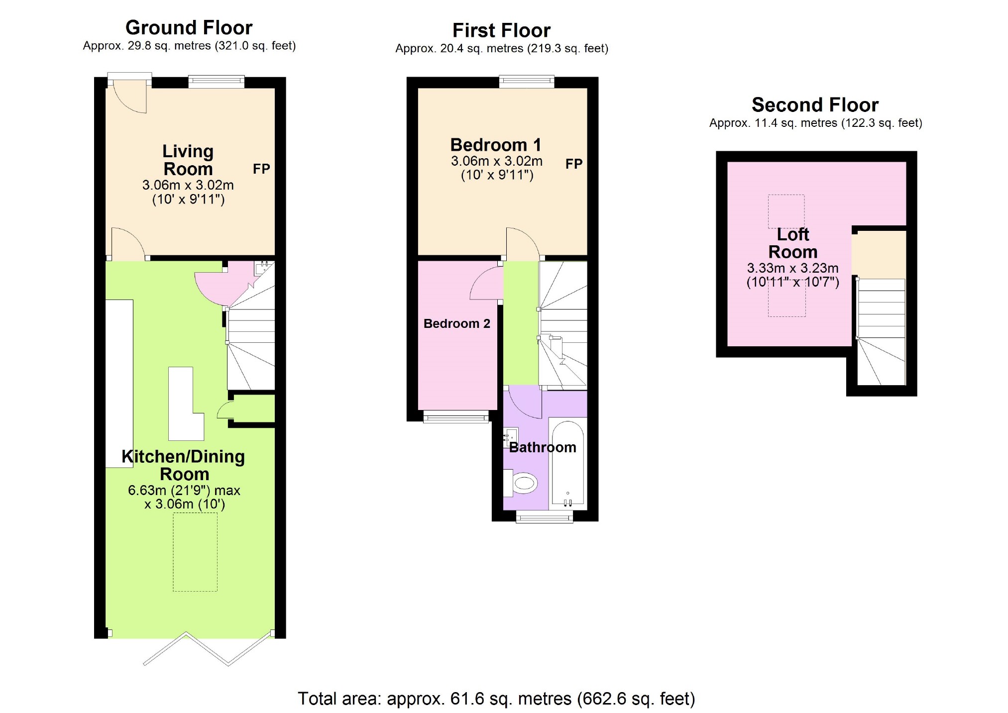 2 Bedrooms Terraced house for sale in Frampton Street, Hertford SG14