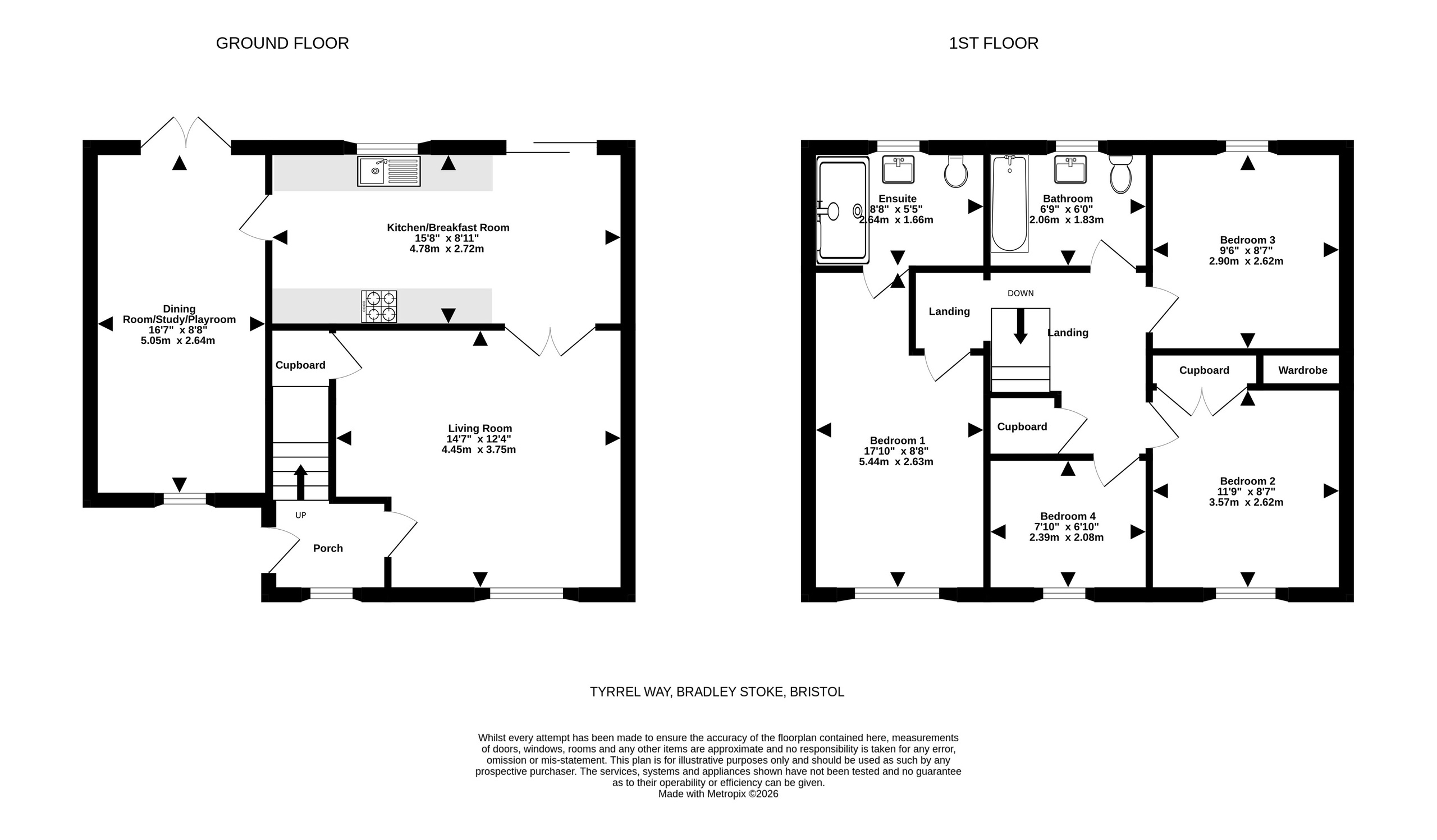 1 Tyrrel Way, Bristol floorplan