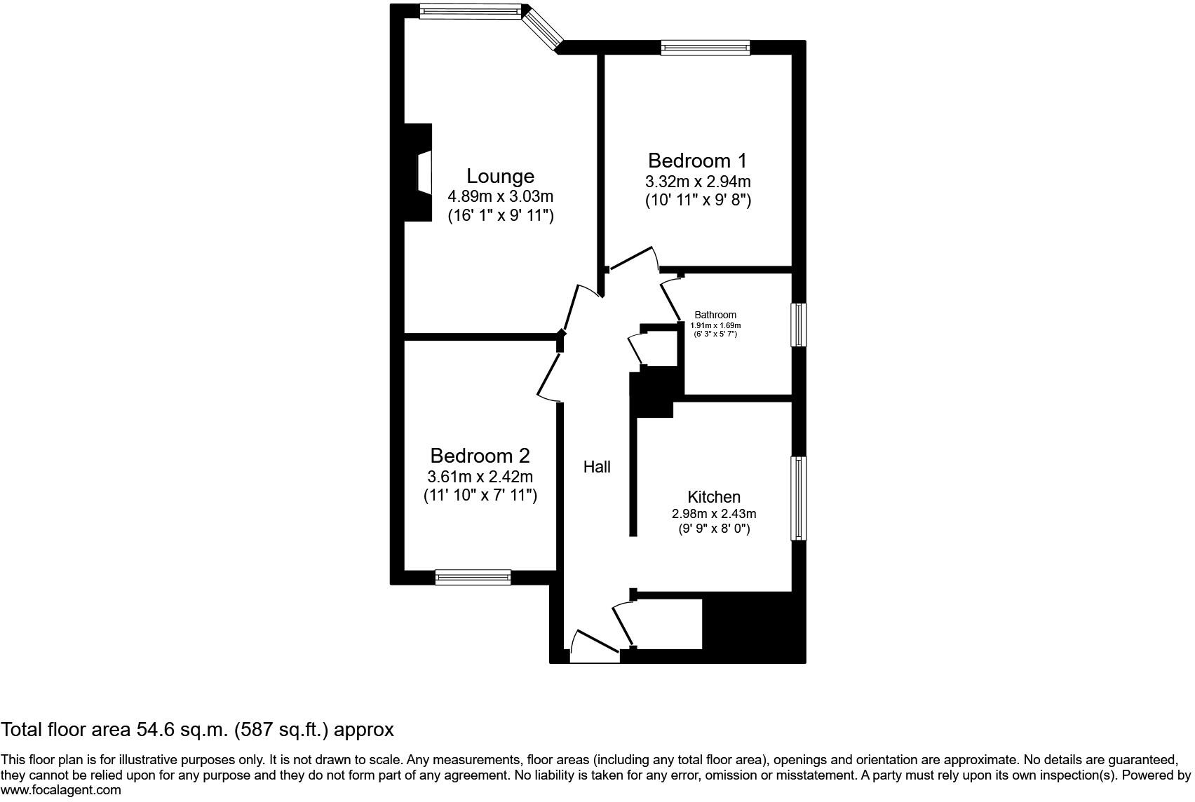 3 Barclay Court, Margate floorplan