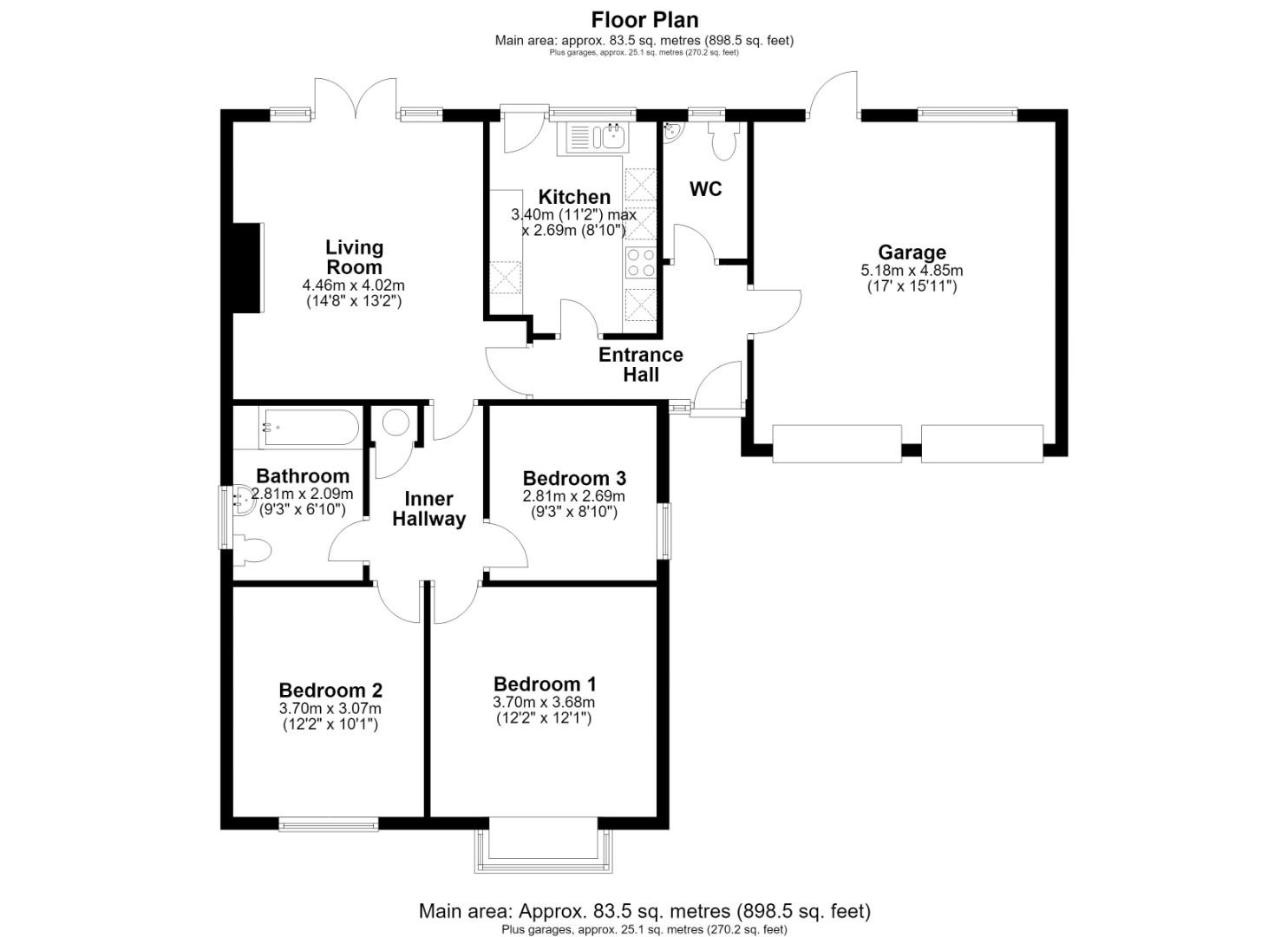 2, Gunnell Close, Milton, Cambridge floorplan