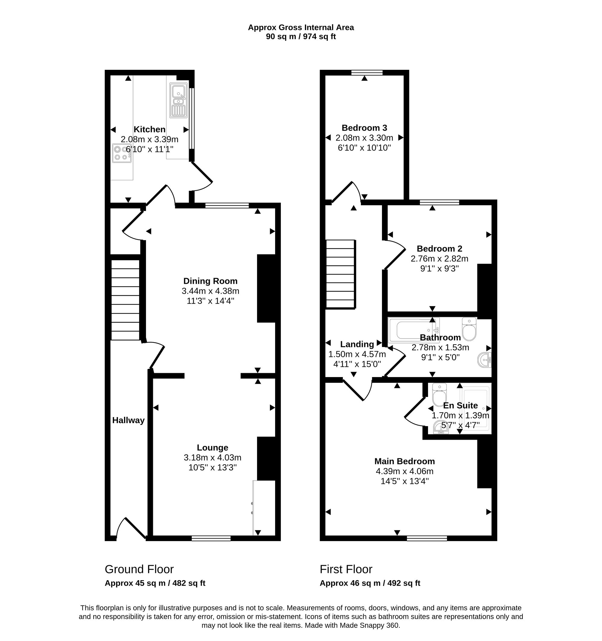 107 Atherton Road, Wigan floorplan