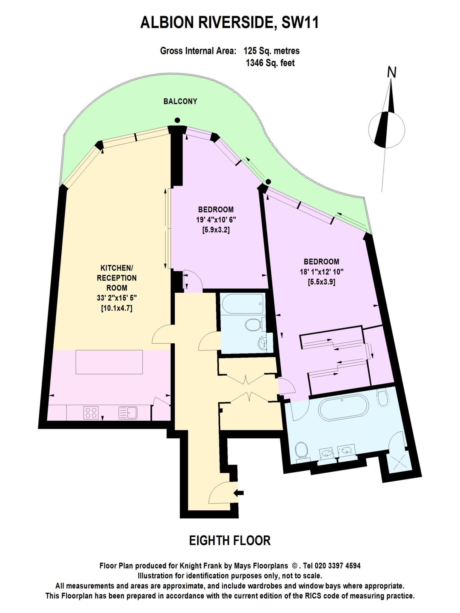 B87, Albion Riverside, London floorplan