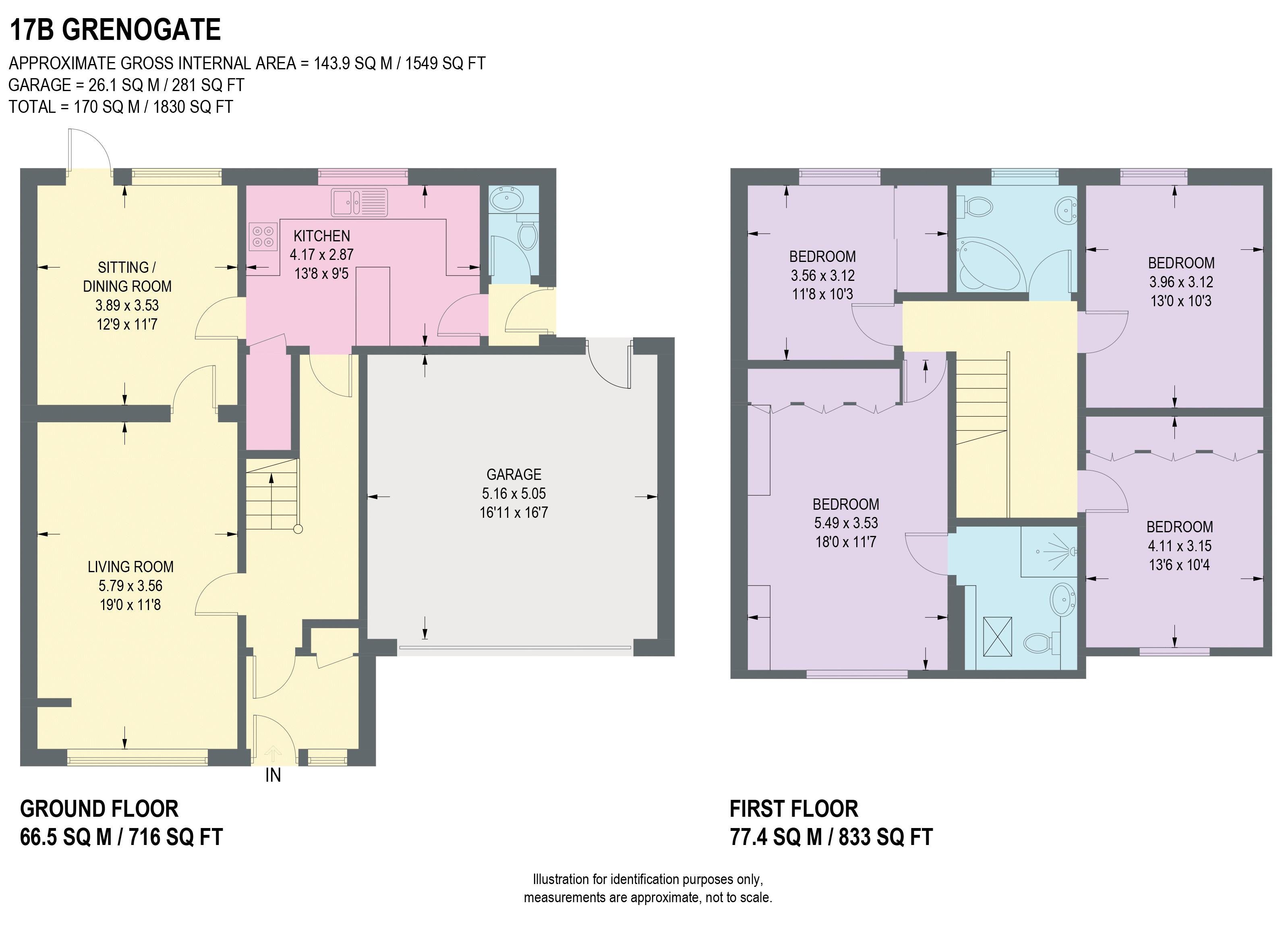 17B, Greno Gate, Sheffield floorplan