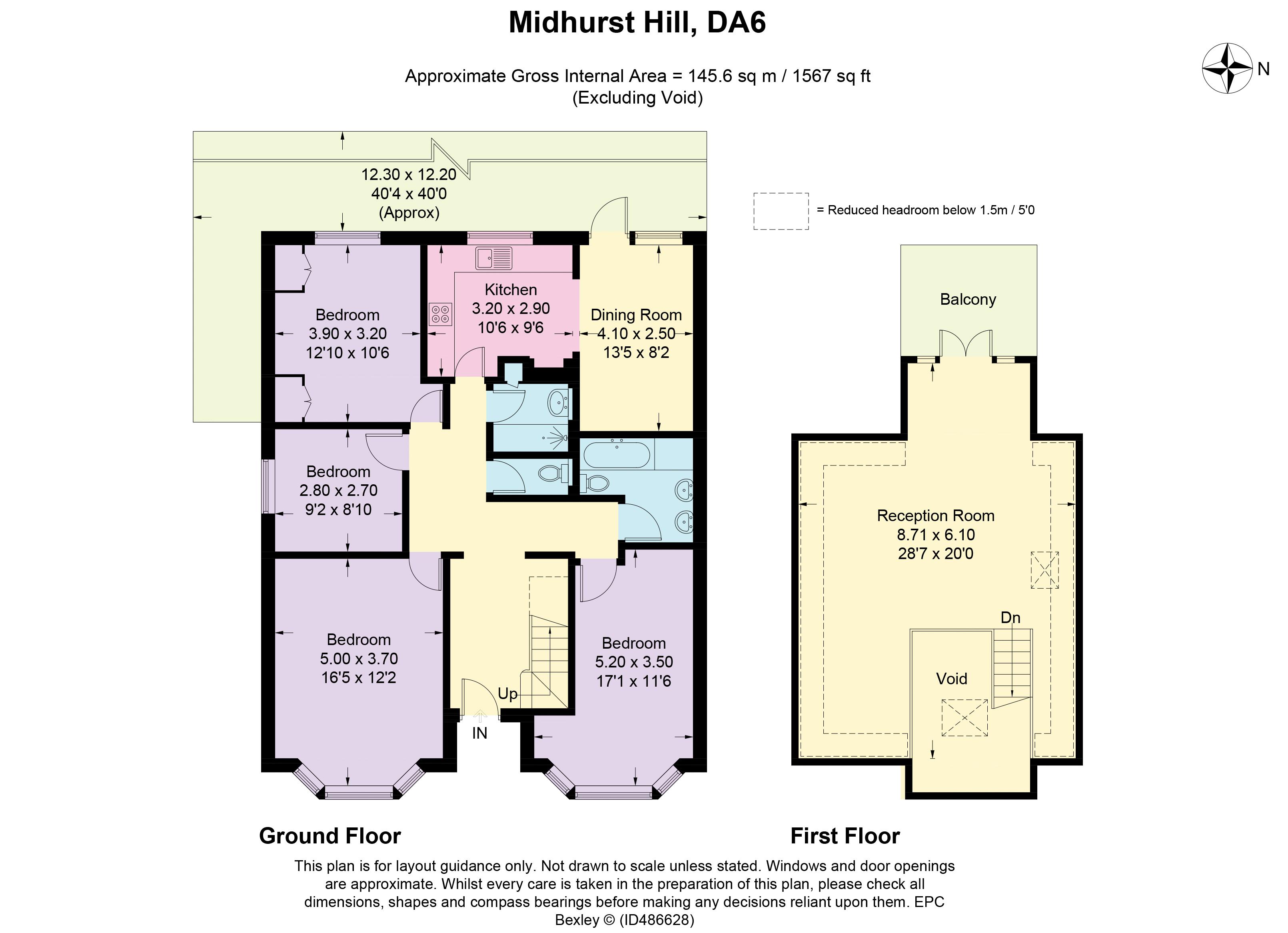 4 Bedrooms Detached bungalow for sale in Midhurst Hill, Bexleyheath DA6