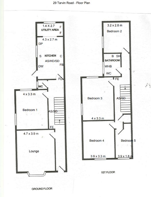 29, Tarvin Road, Chester floorplan