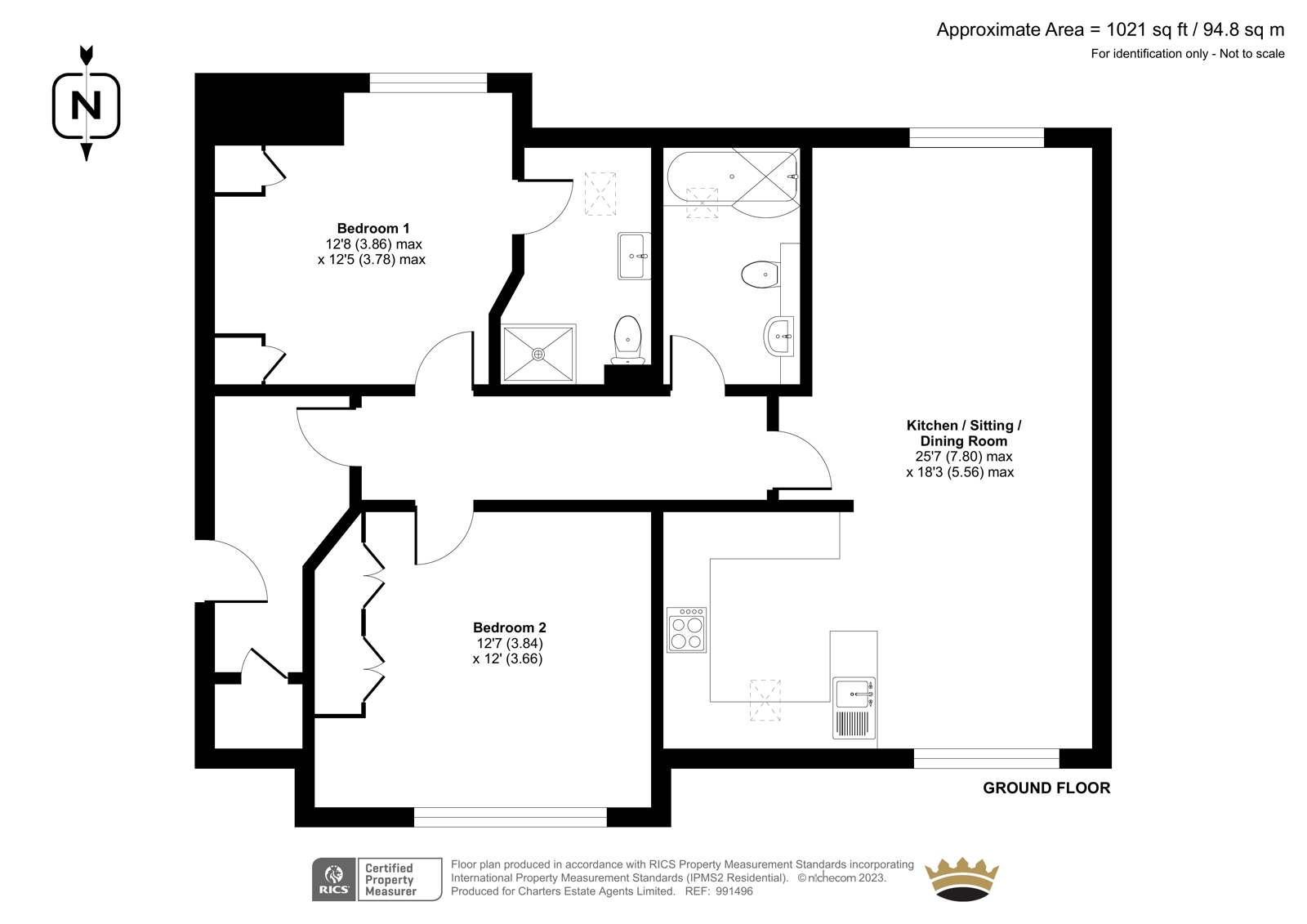 7 Dunwood Court,, Salisbury Road, Romsey floorplan