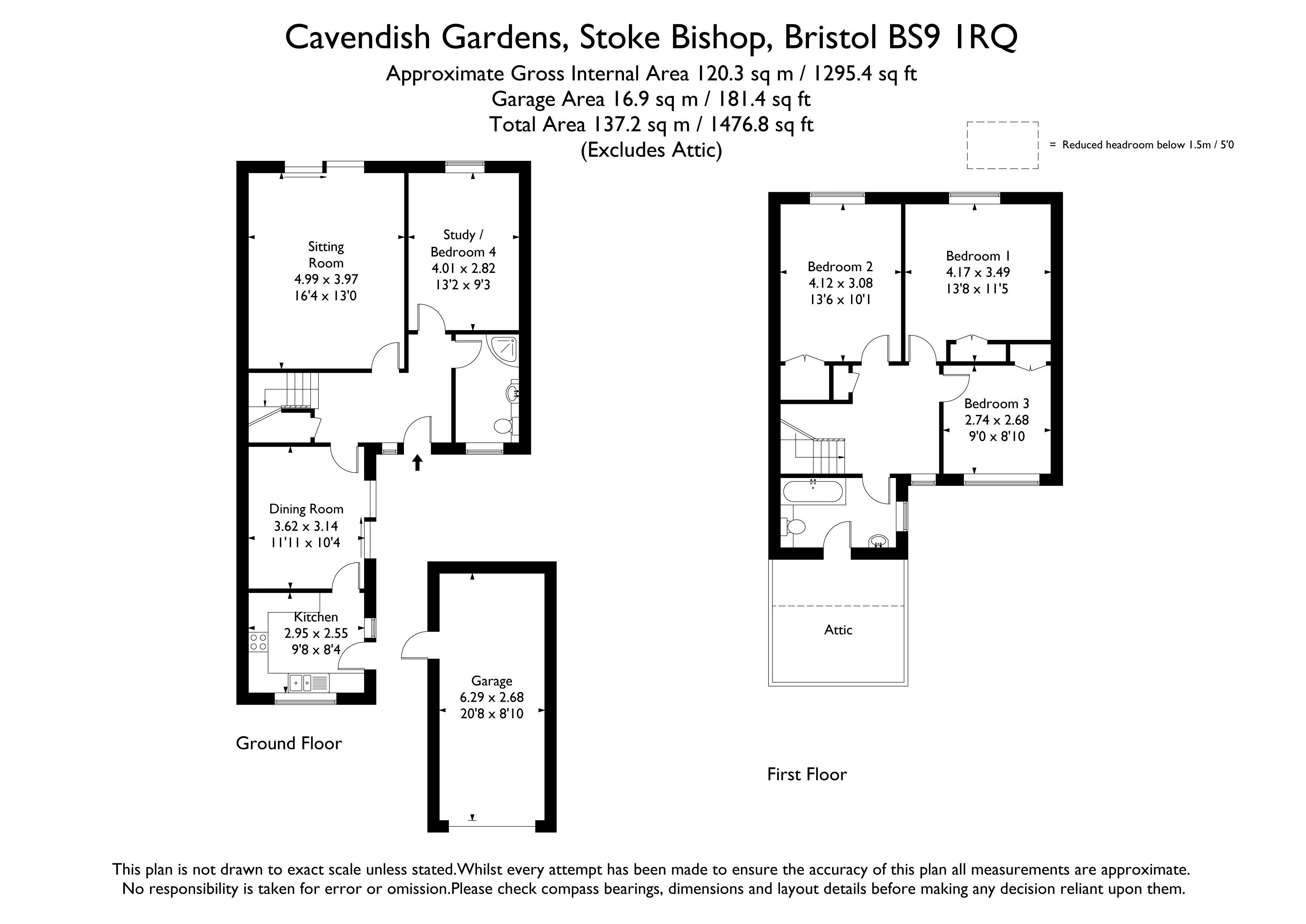4, Cavendish Gardens, Bristol floorplan