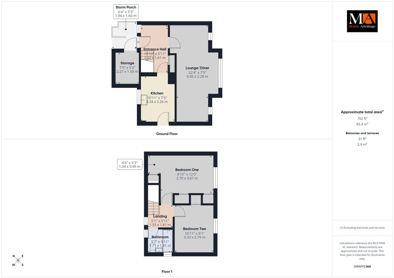 356, Elm Road, King's Lynn floorplan