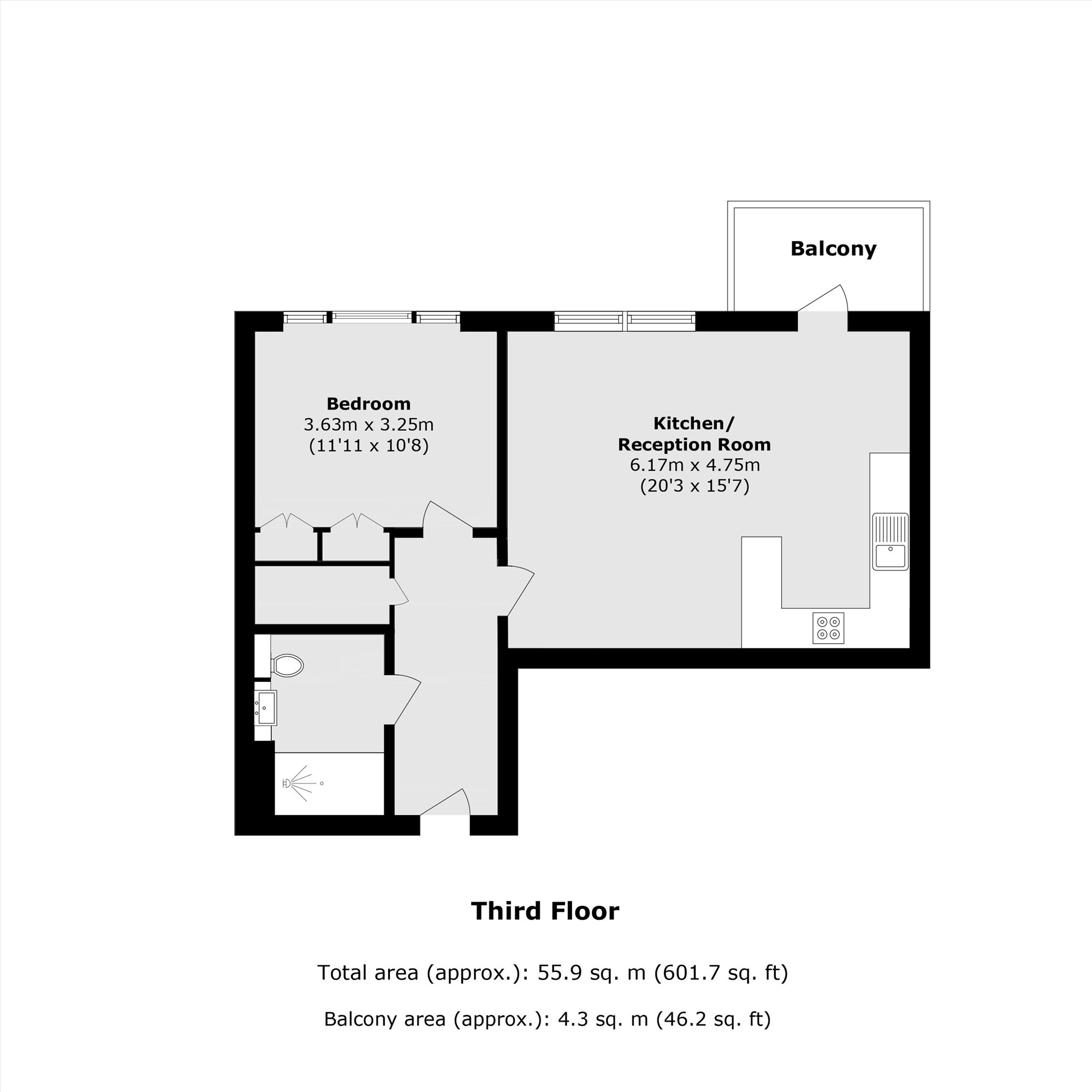 Vaughan Way, London floorplan
