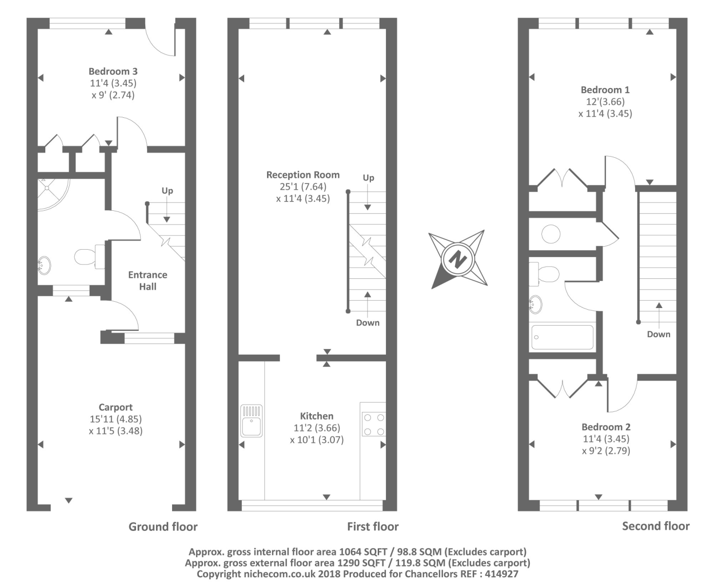 3 Bedrooms Town house for sale in Wokingham, Berkshire RG41