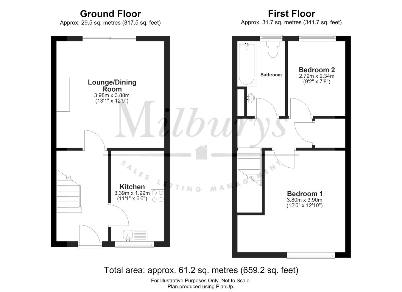 27, Stock Lane, Berkeley floorplan