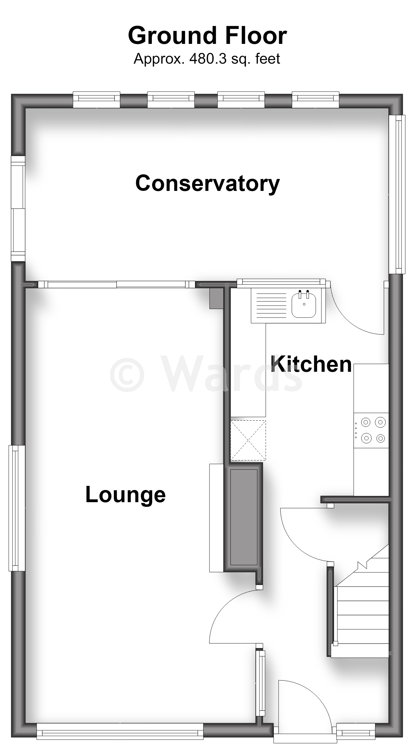 10, Powell Close, Aylesford floorplan